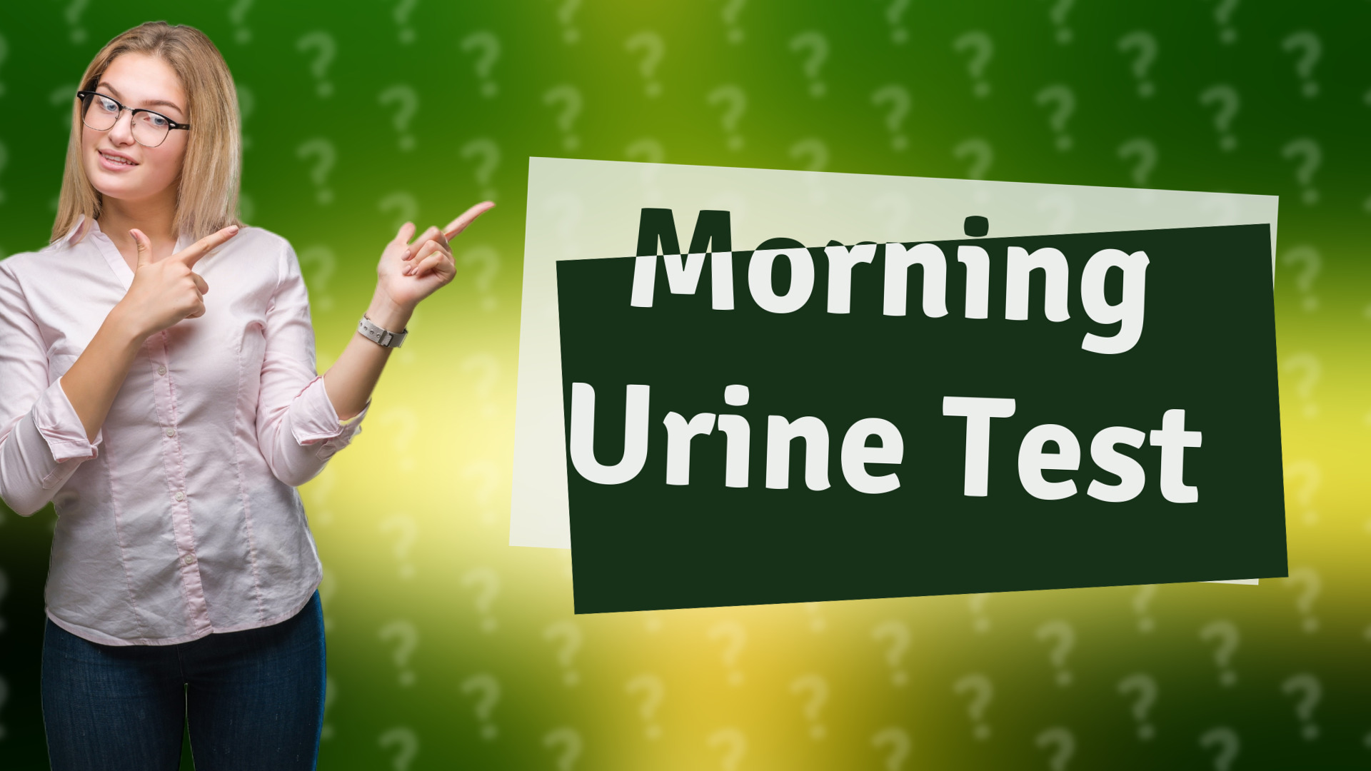 Morning Urine Test