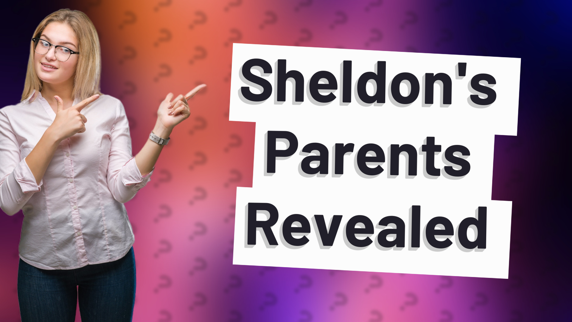 Sheldon's Parents Revealed