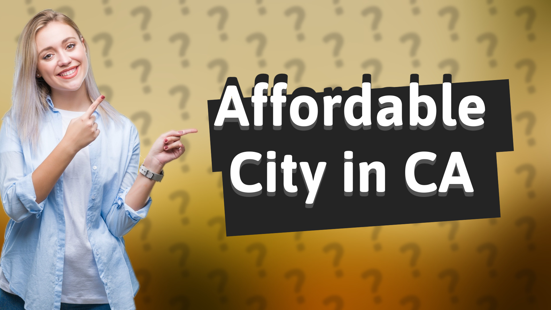 Affordable City in CA