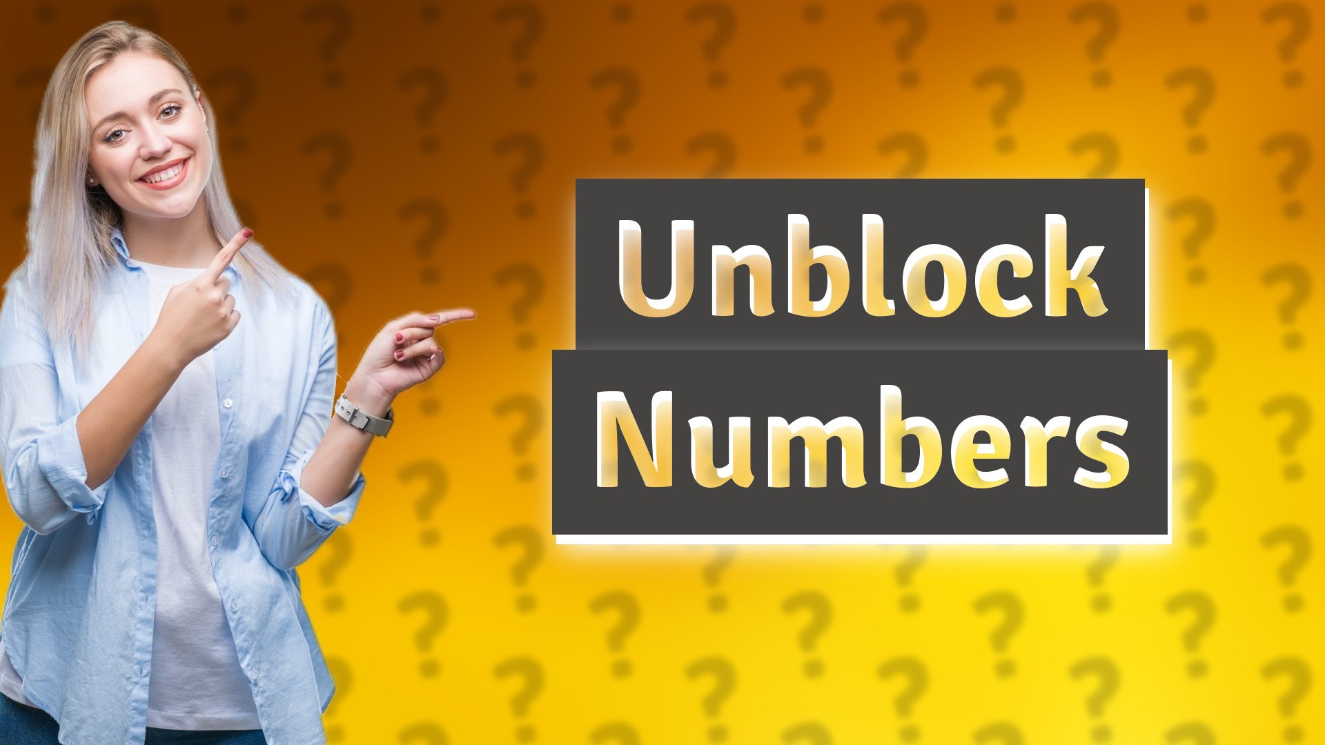 Unblock Numbers