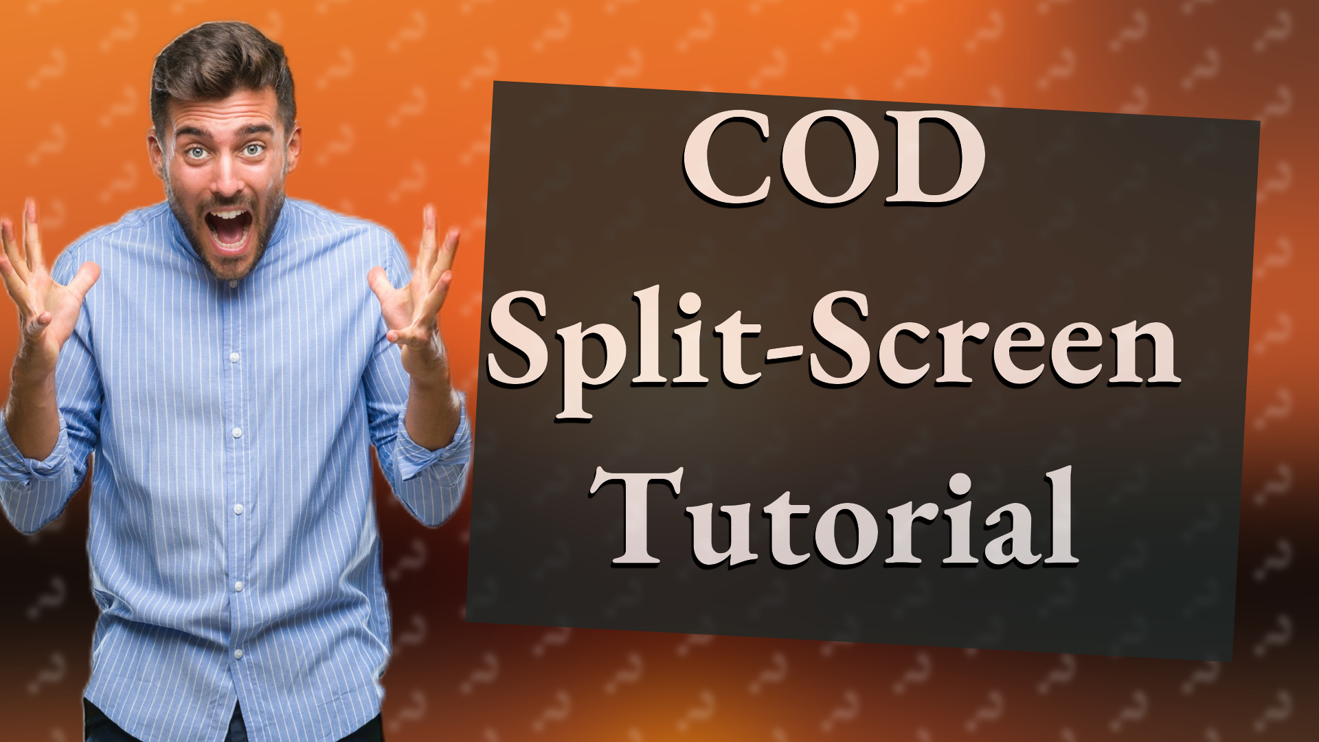 COD Split-Screen Tutorial