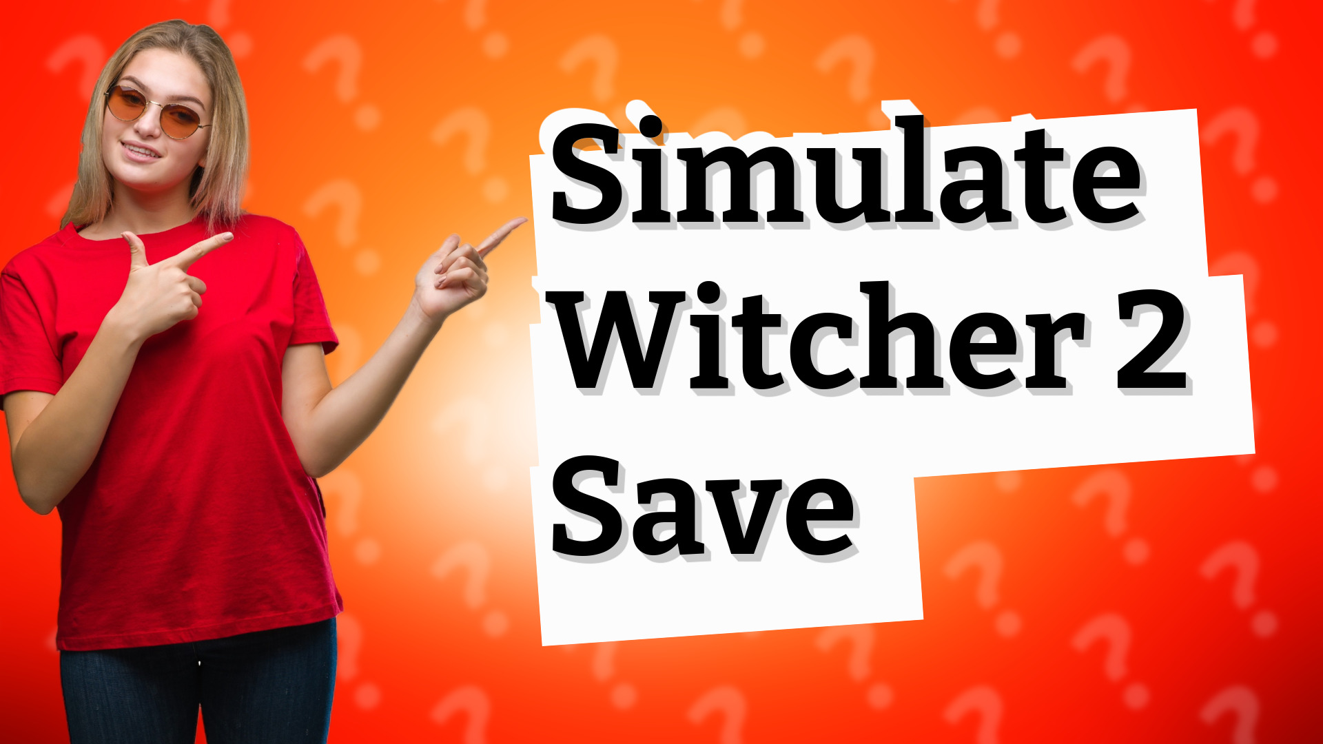Simulate Witcher 2 Save