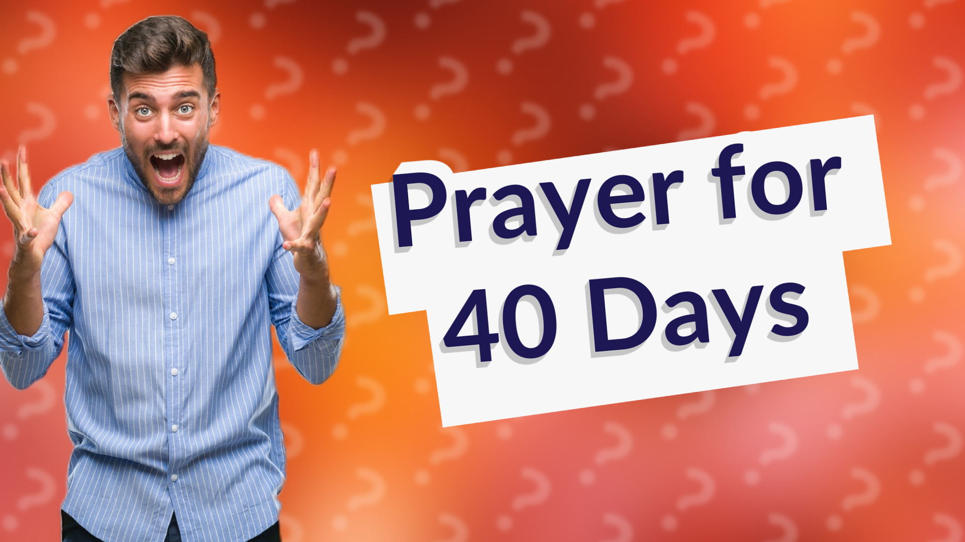 Prayer for 40 Days