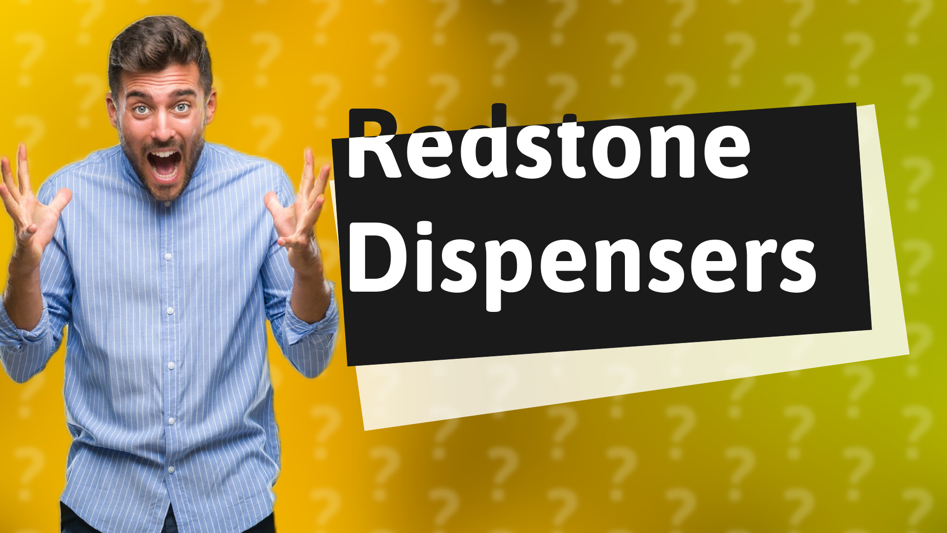 Redstone Dispensers