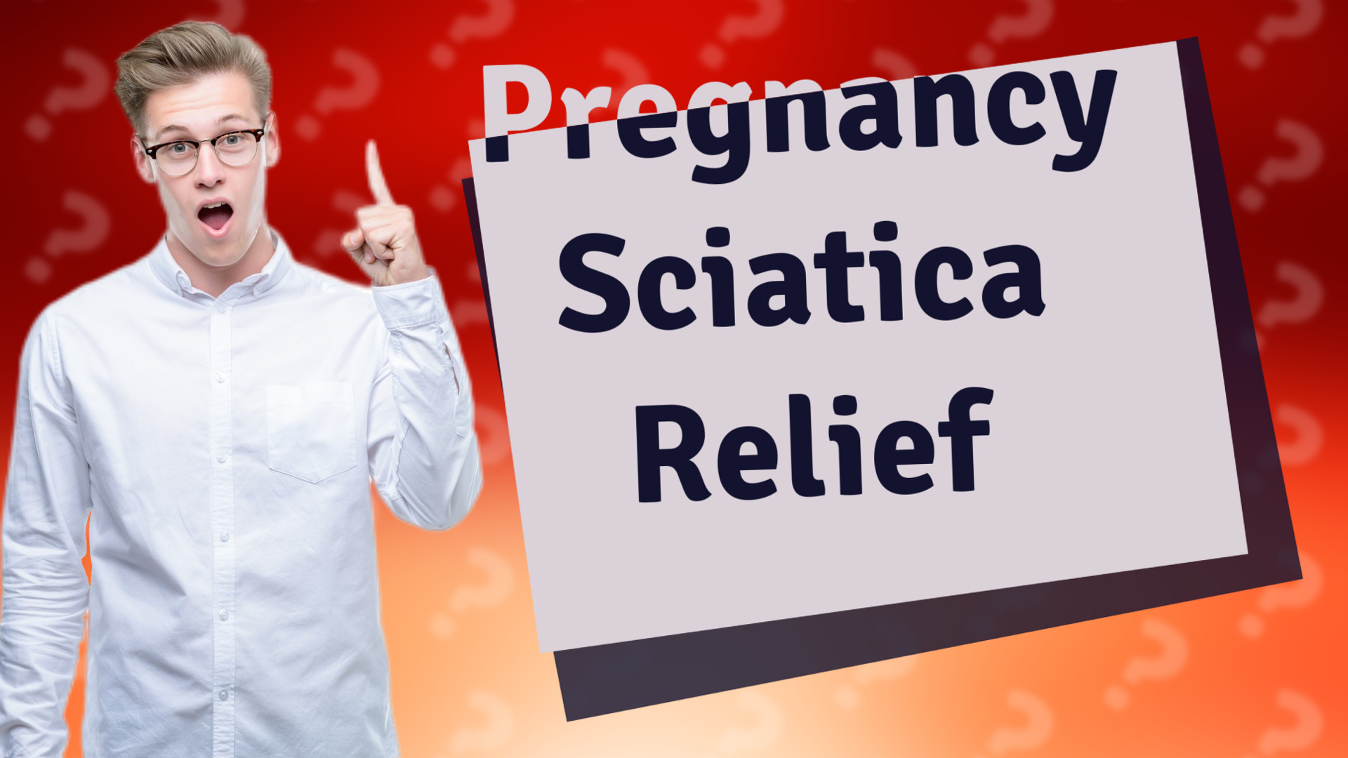 Pregnancy Sciatica Relief