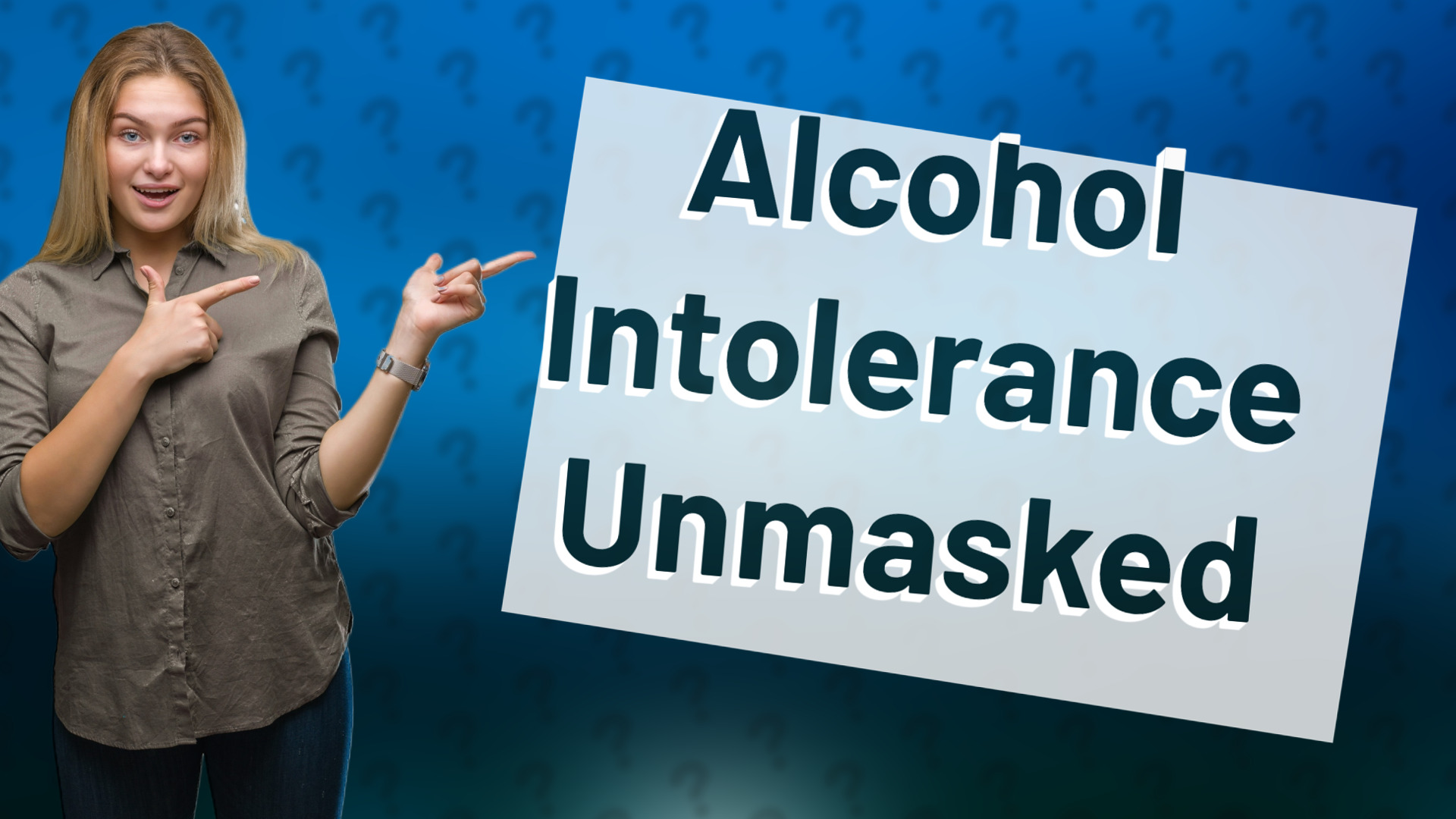 Alcohol Intolerance Unmasked