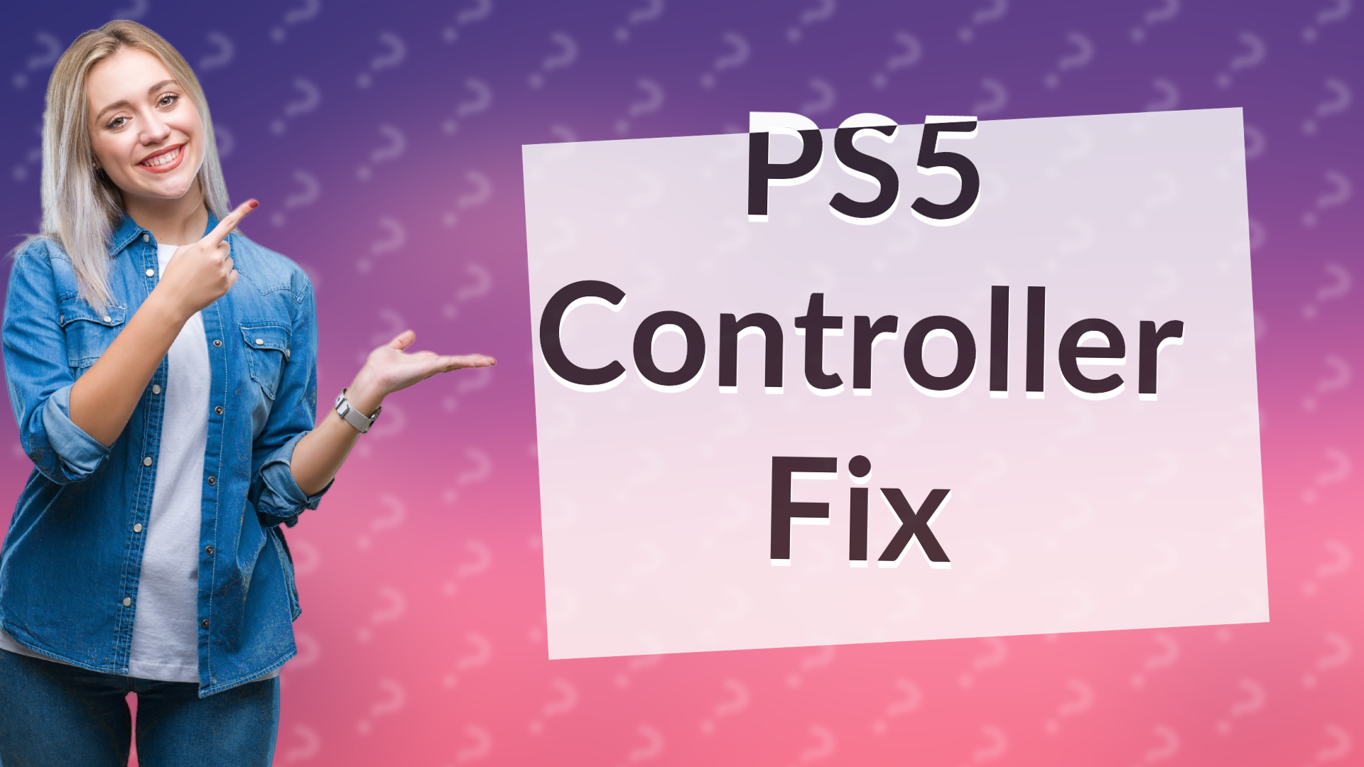 PS5 Controller Fix