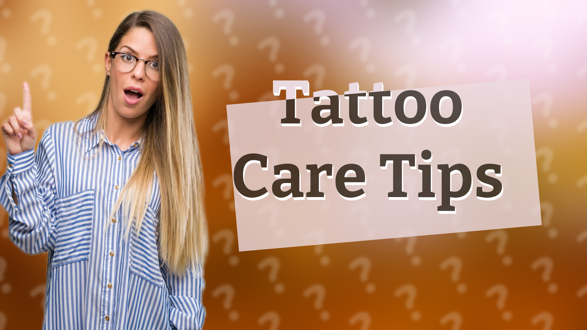 Tattoo Care Tips
