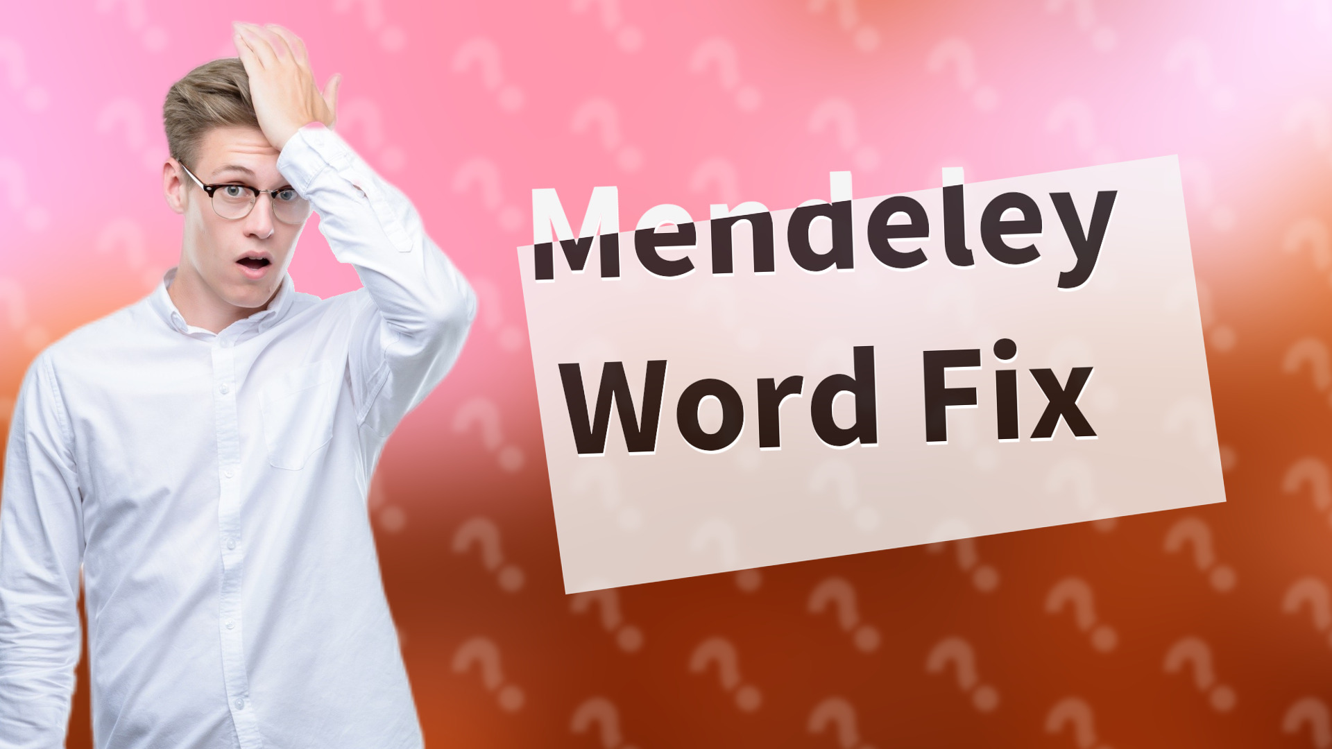 Mendeley Word Fix