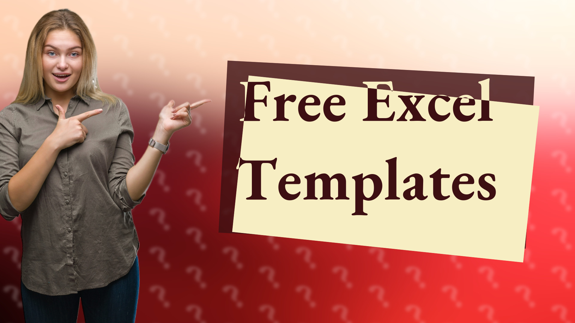 Free Excel Templates