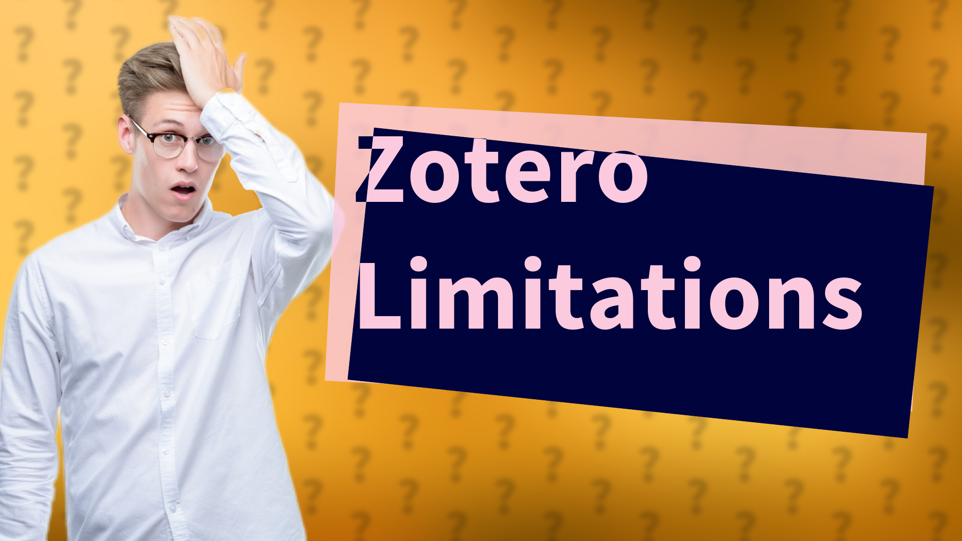 Zotero Limitations
