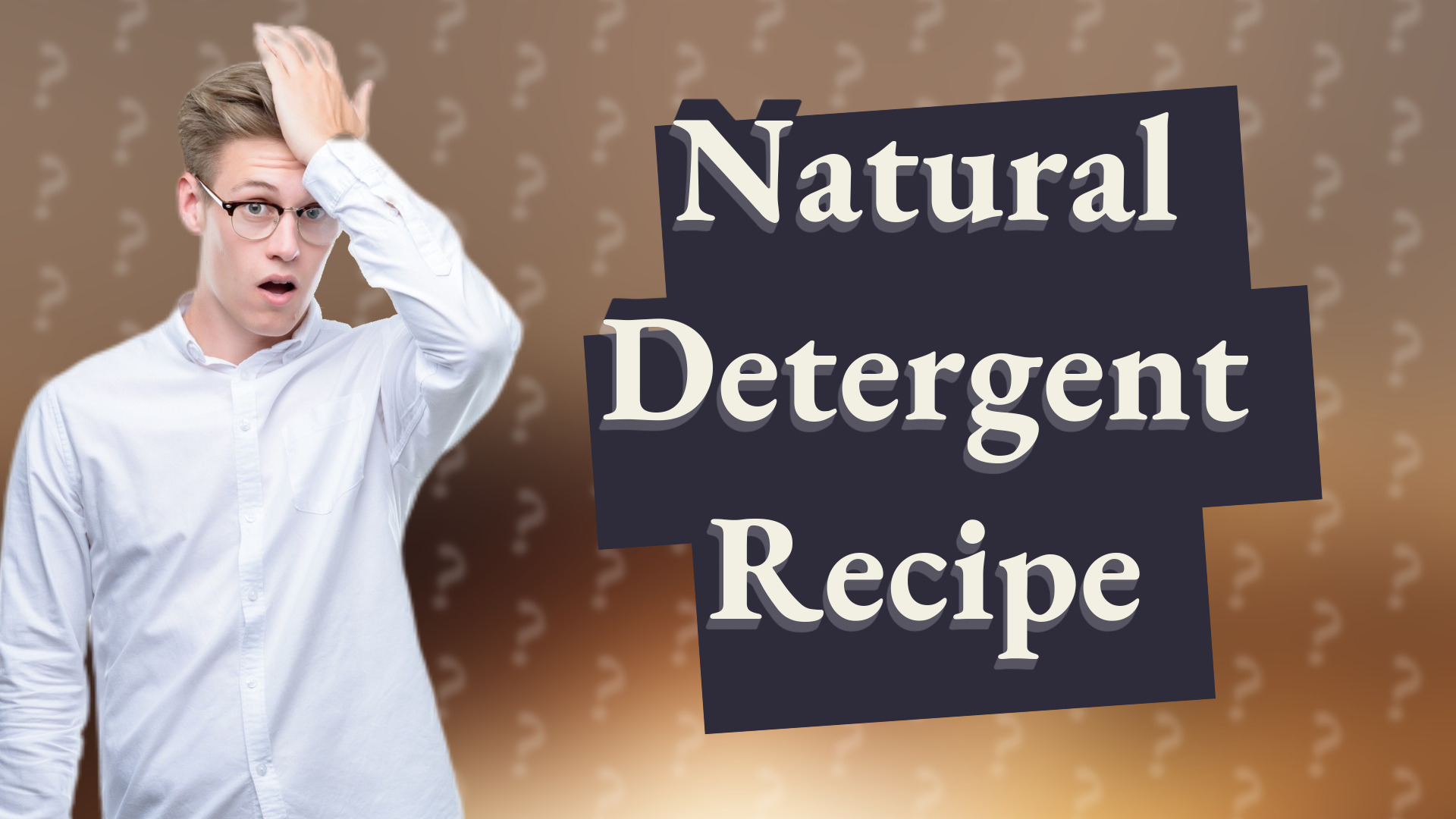 Natural Detergent Recipe