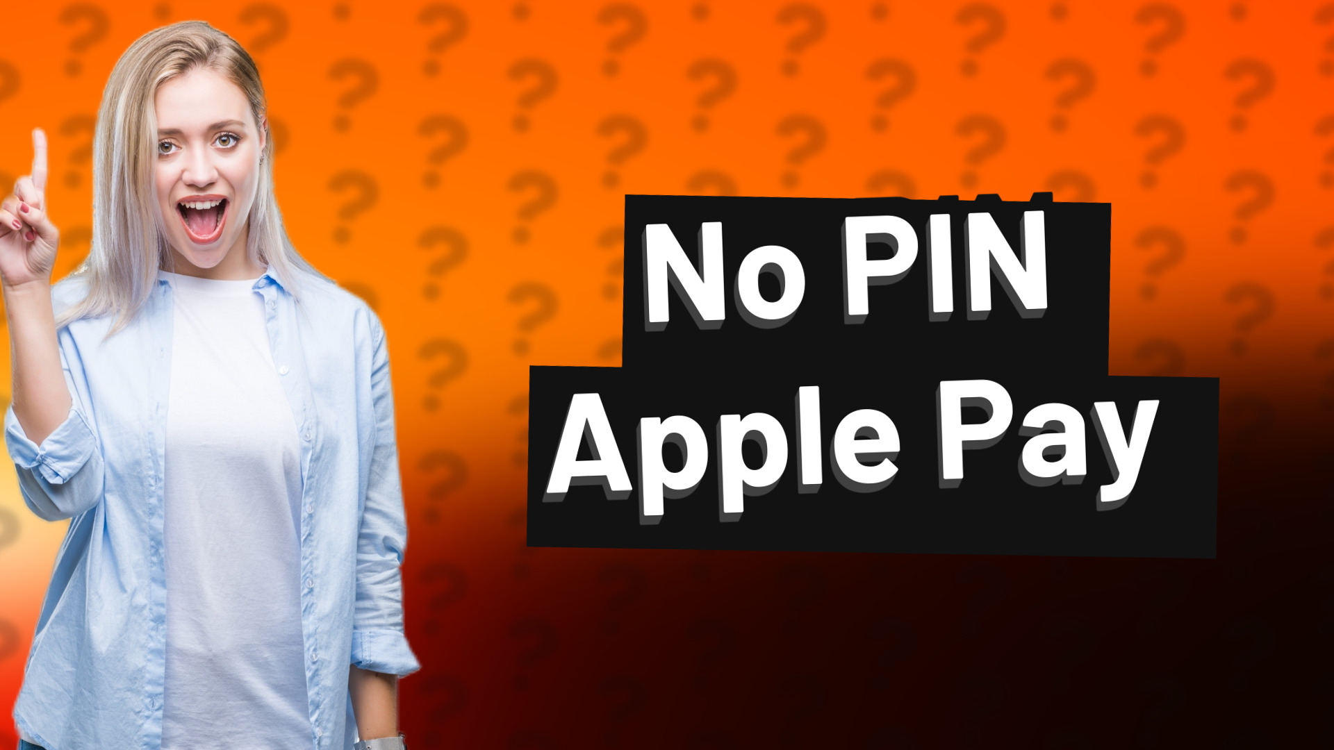 No PIN Apple Pay