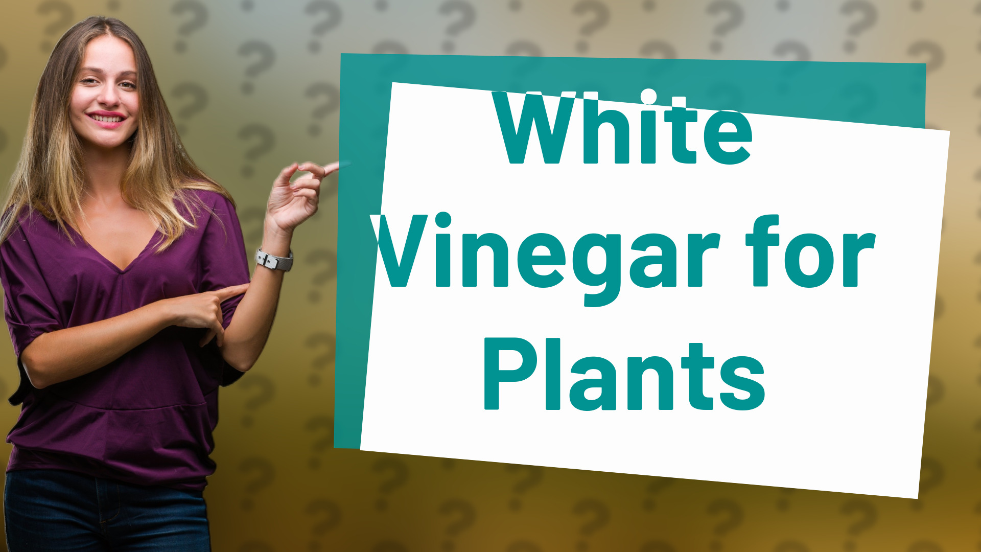 White Vinegar for Plants
