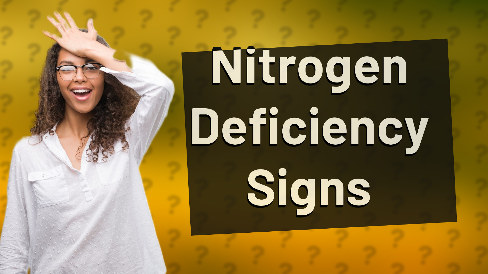 Nitrogen Deficiency Signs