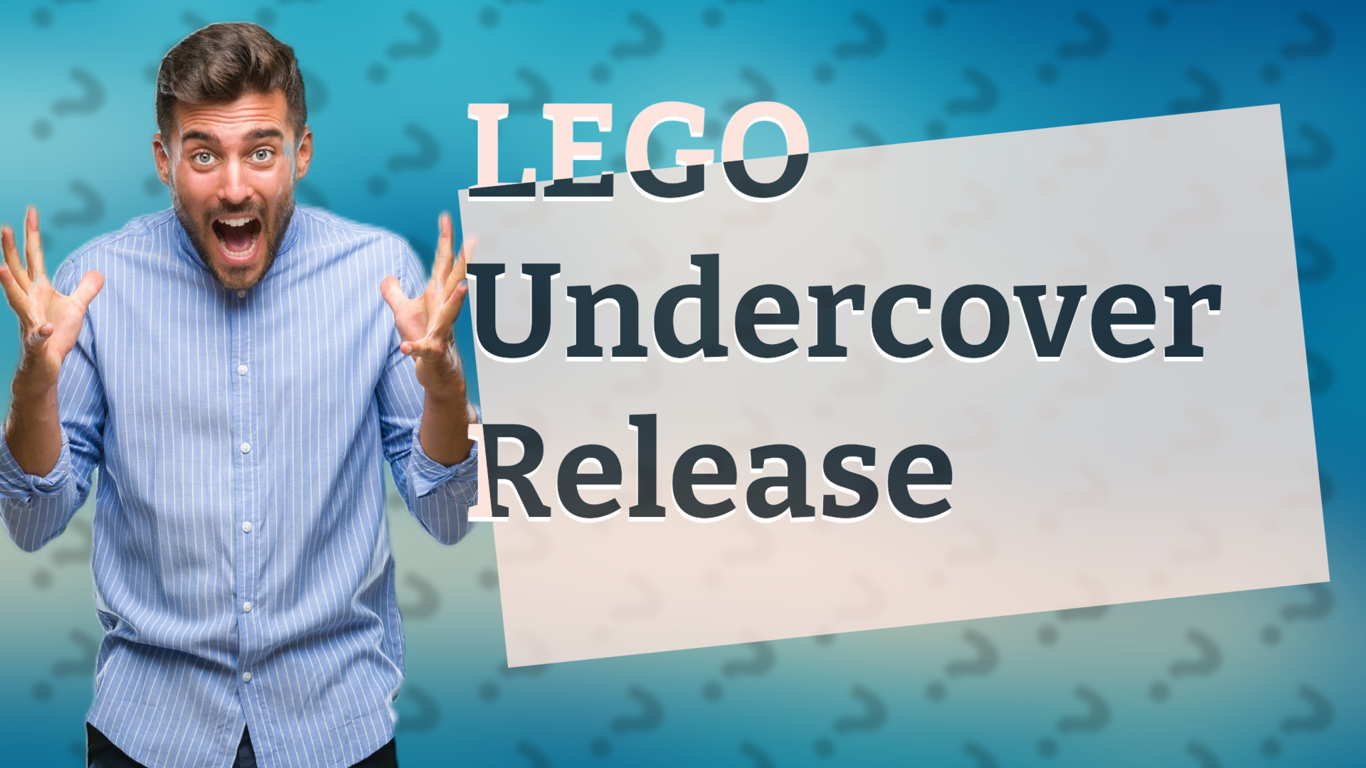 LEGO Undercover Release
