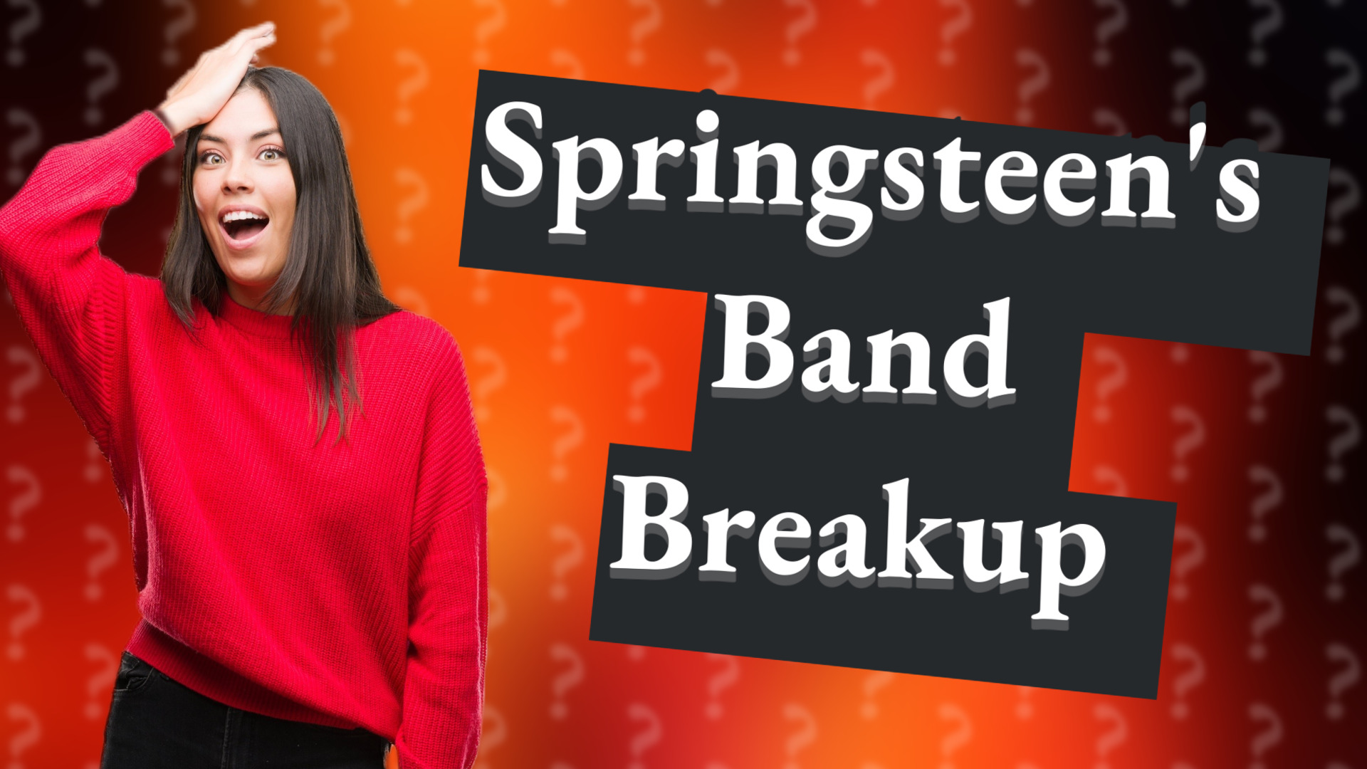 Springsteen's Band Breakup