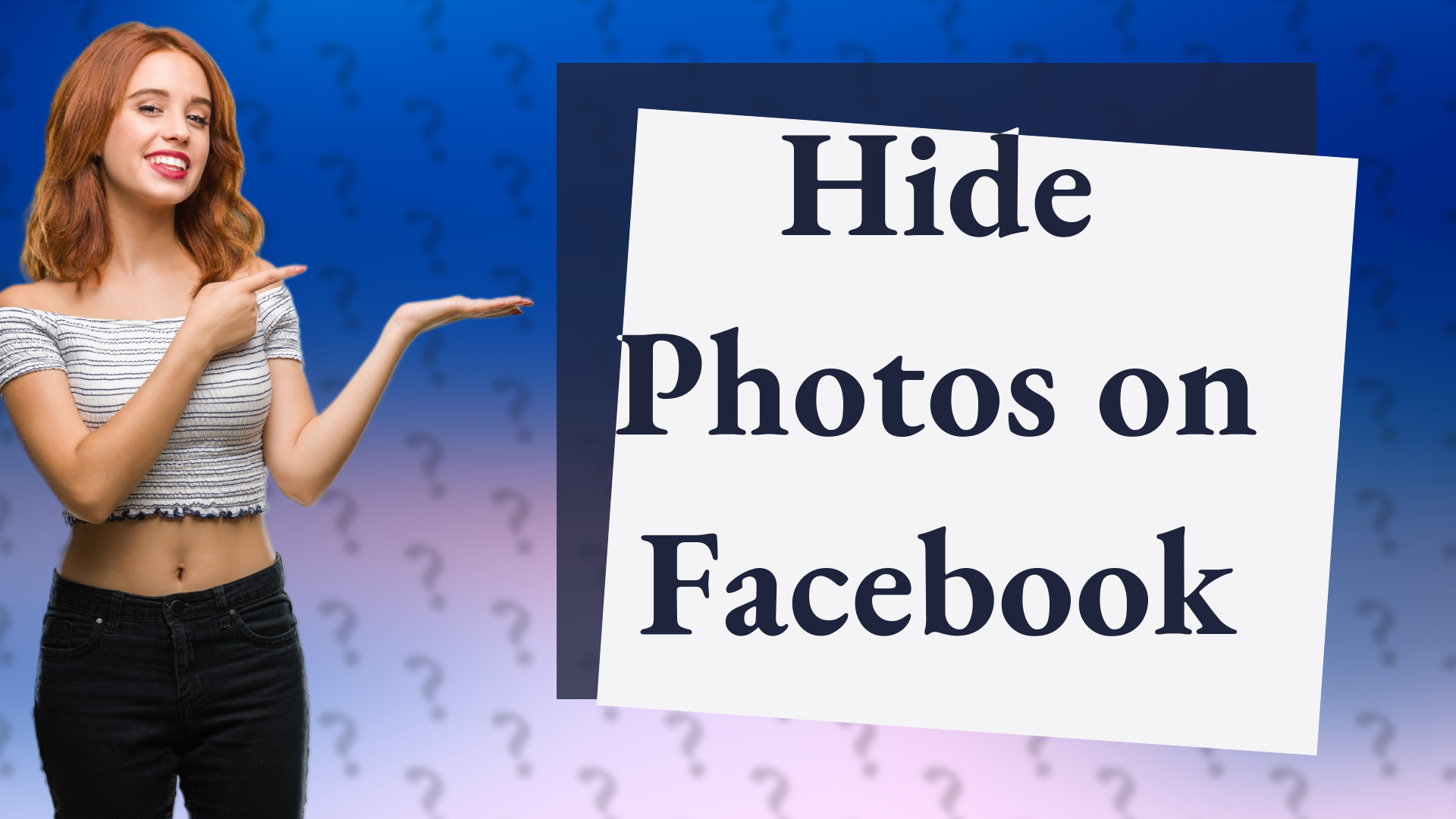 Hide Photos on Facebook