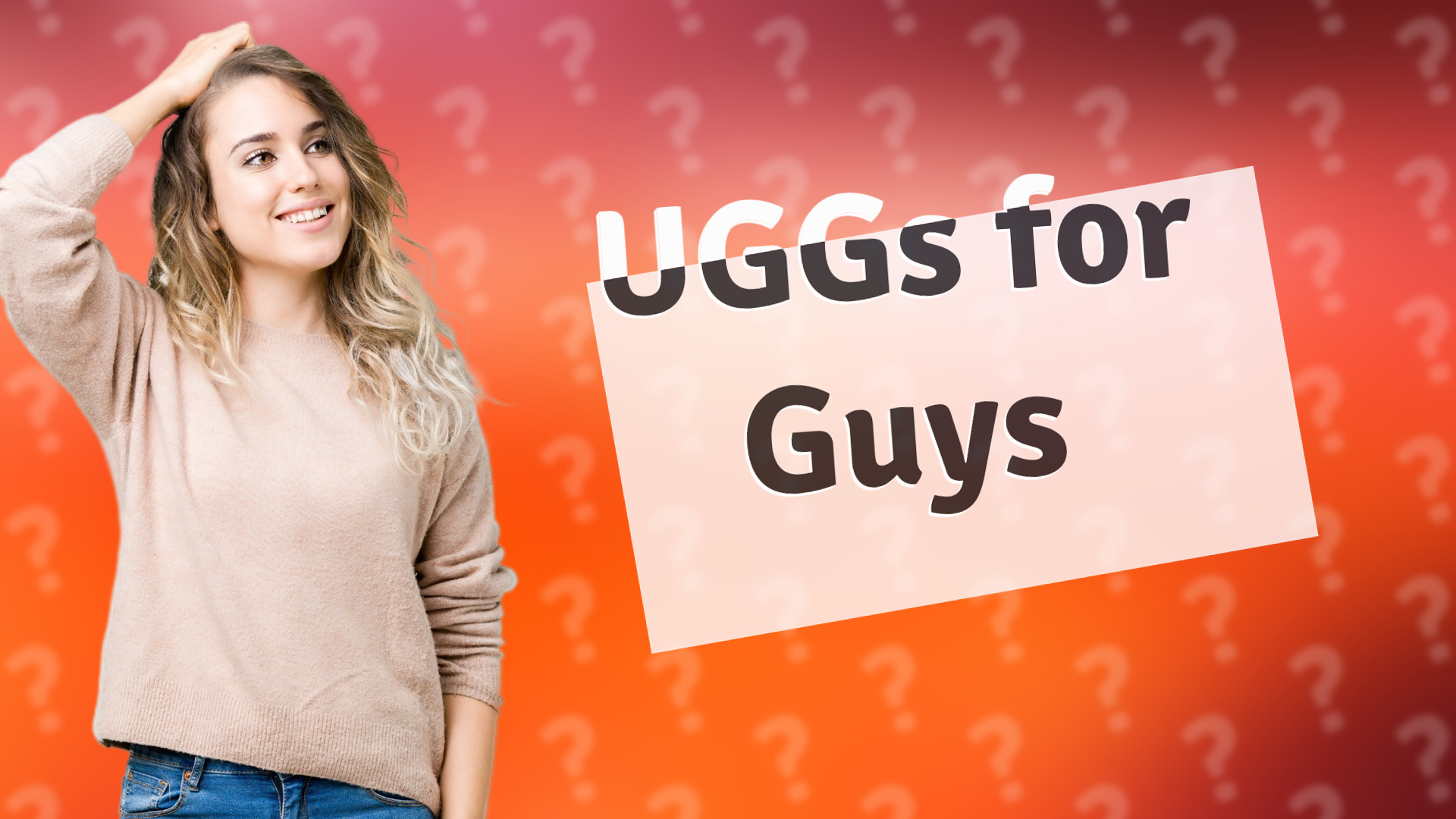 UGGs for Guys