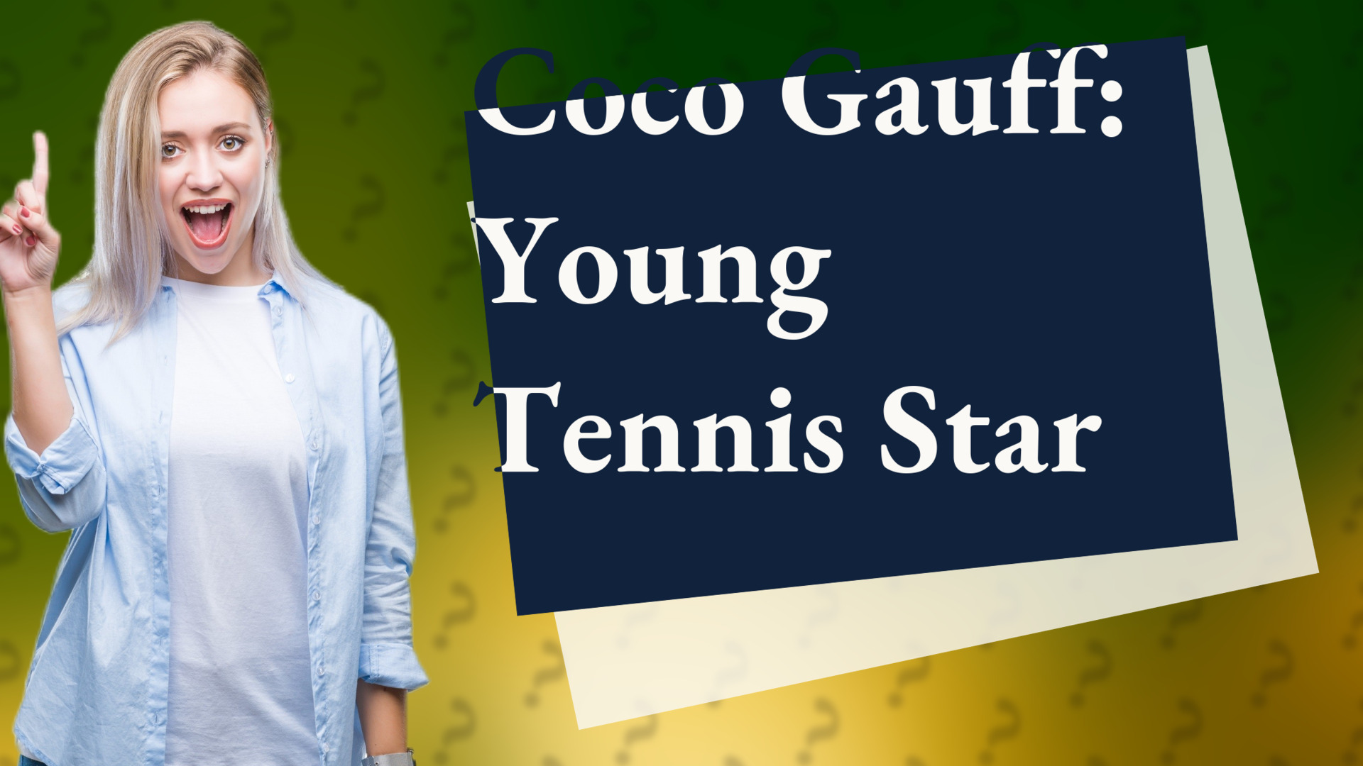 Coco Gauff: Young Tennis Star