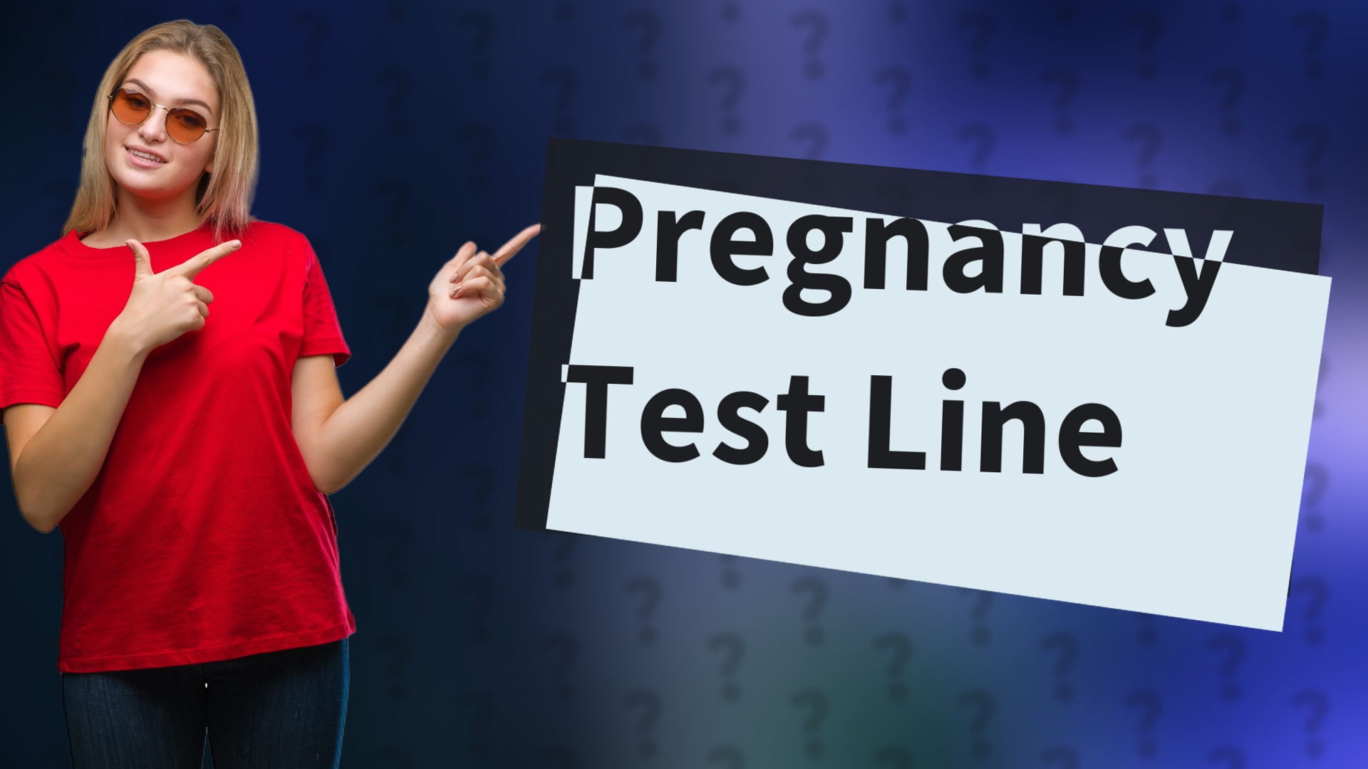 Pregnancy Test Line
