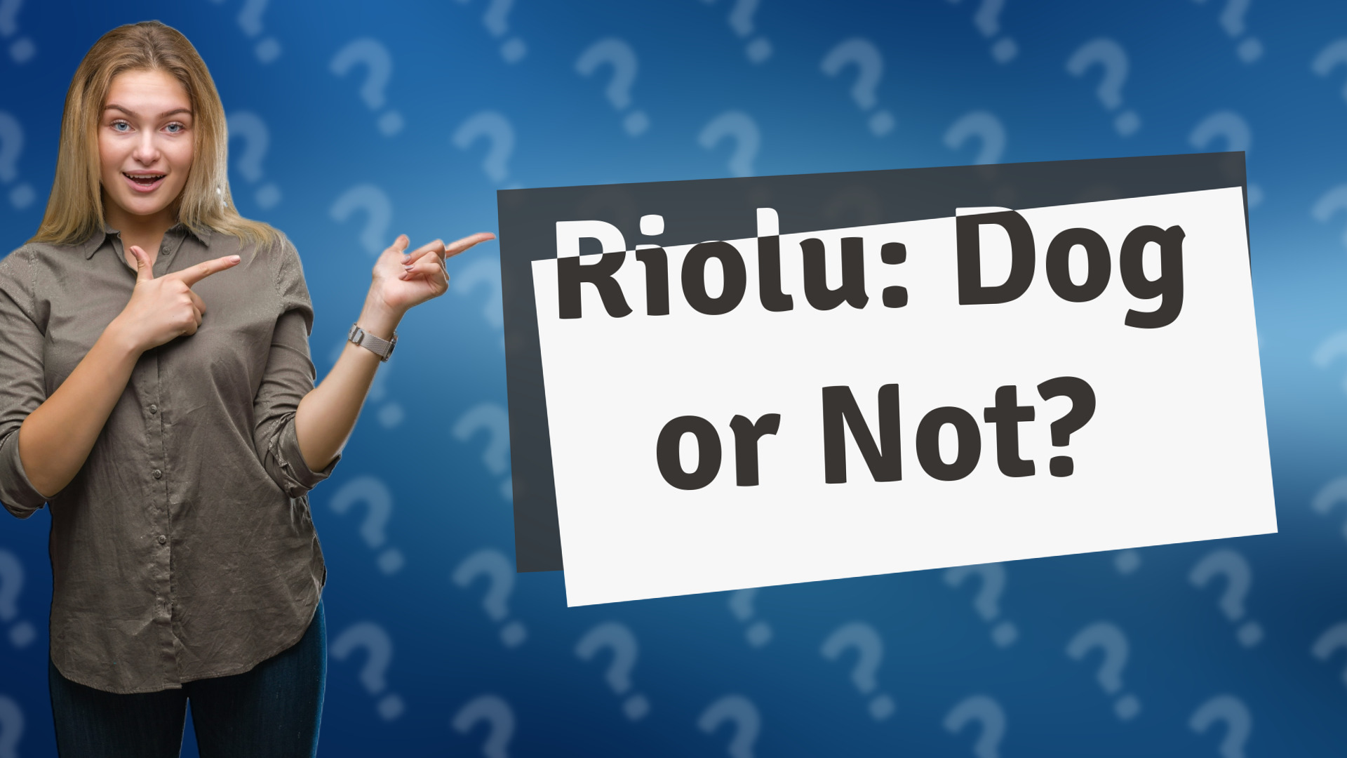 Riolu: Dog or Not?