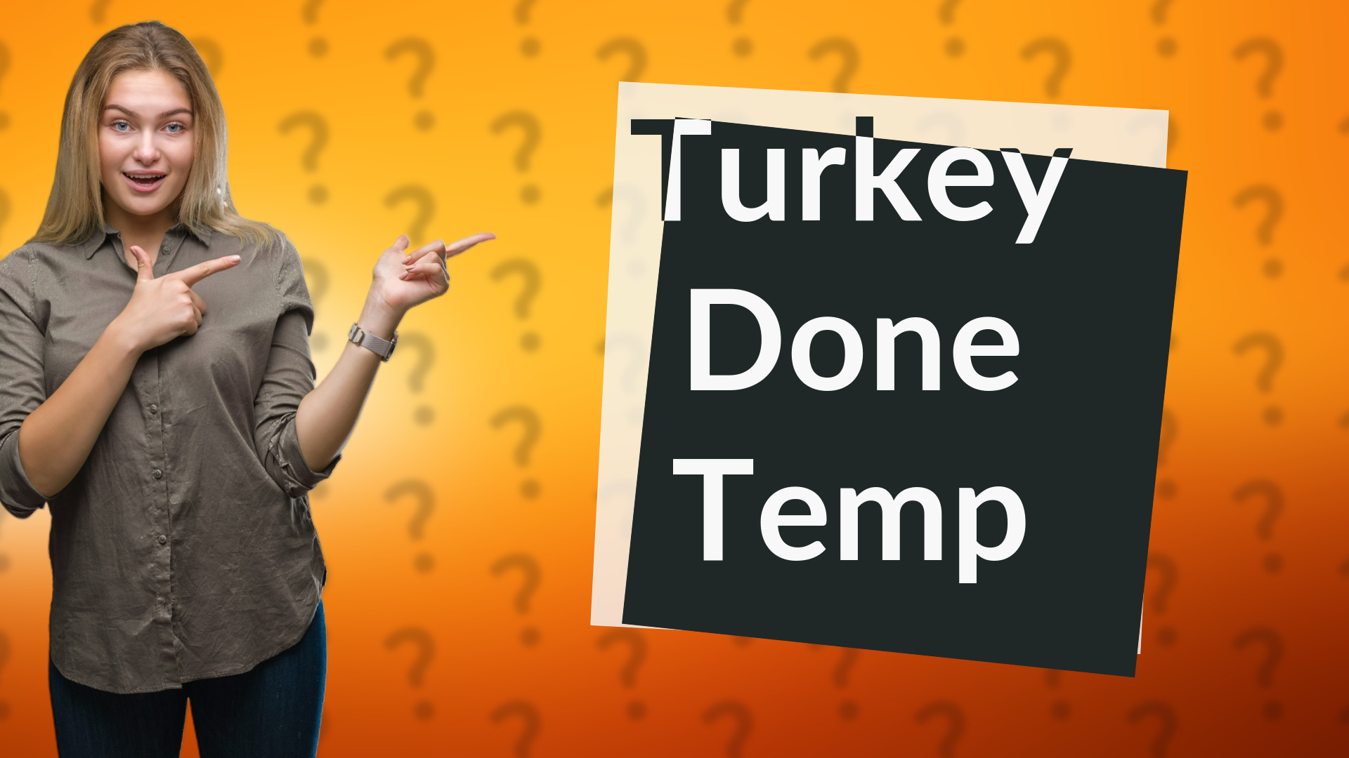 Turkey Done Temp