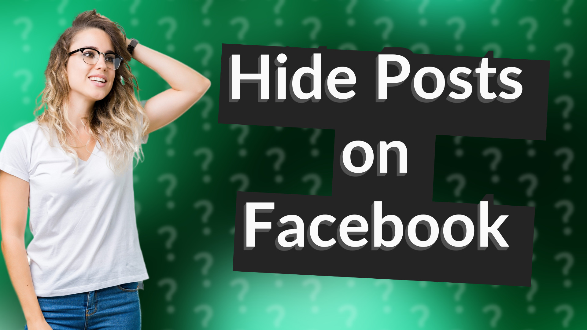 Hide Posts on Facebook