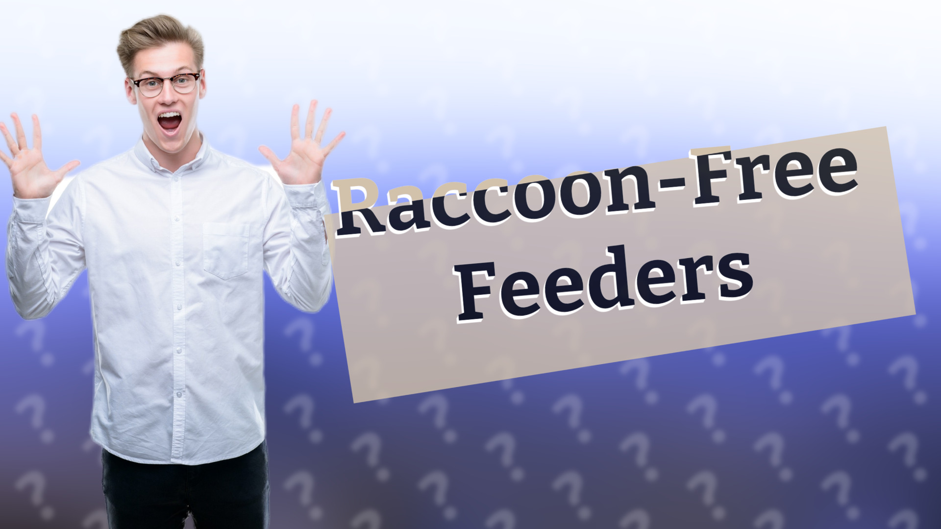 Raccoon-Free Feeders