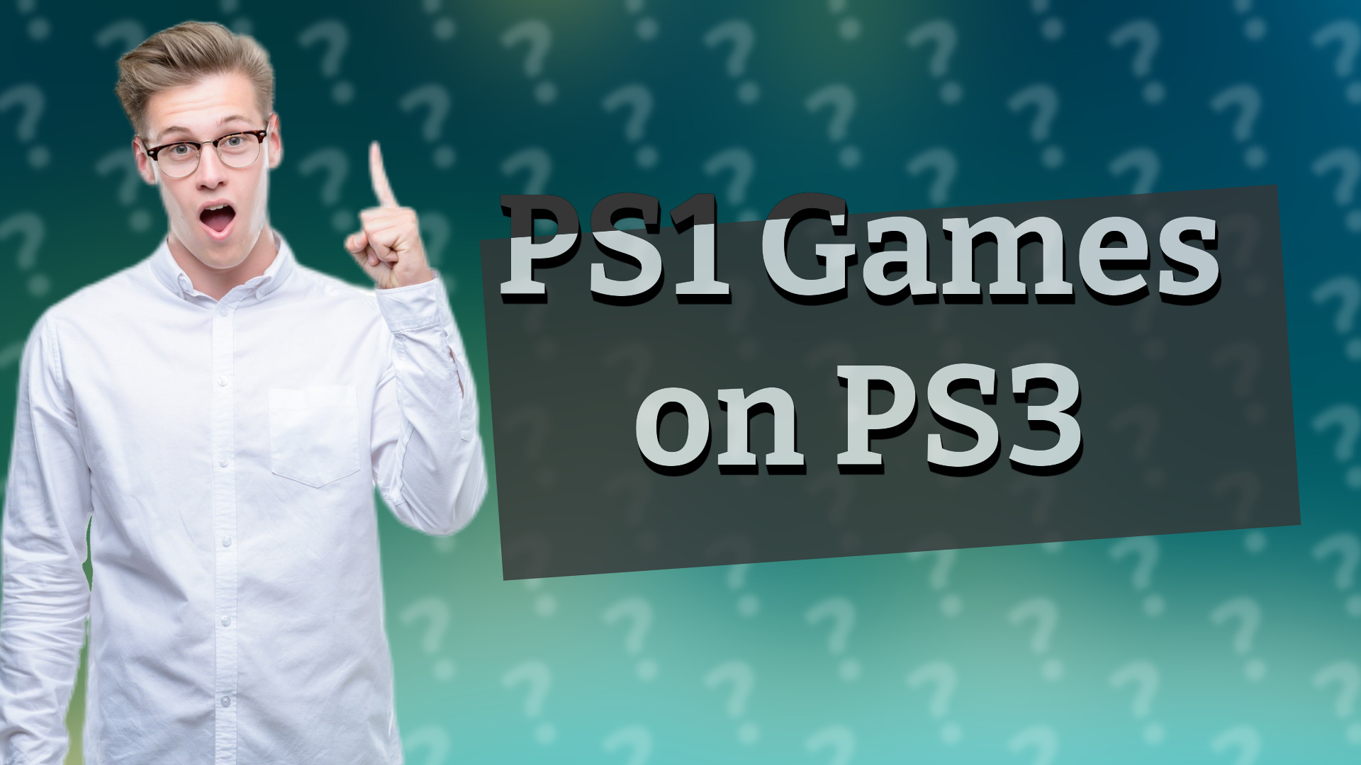 PS1 Games on PS3