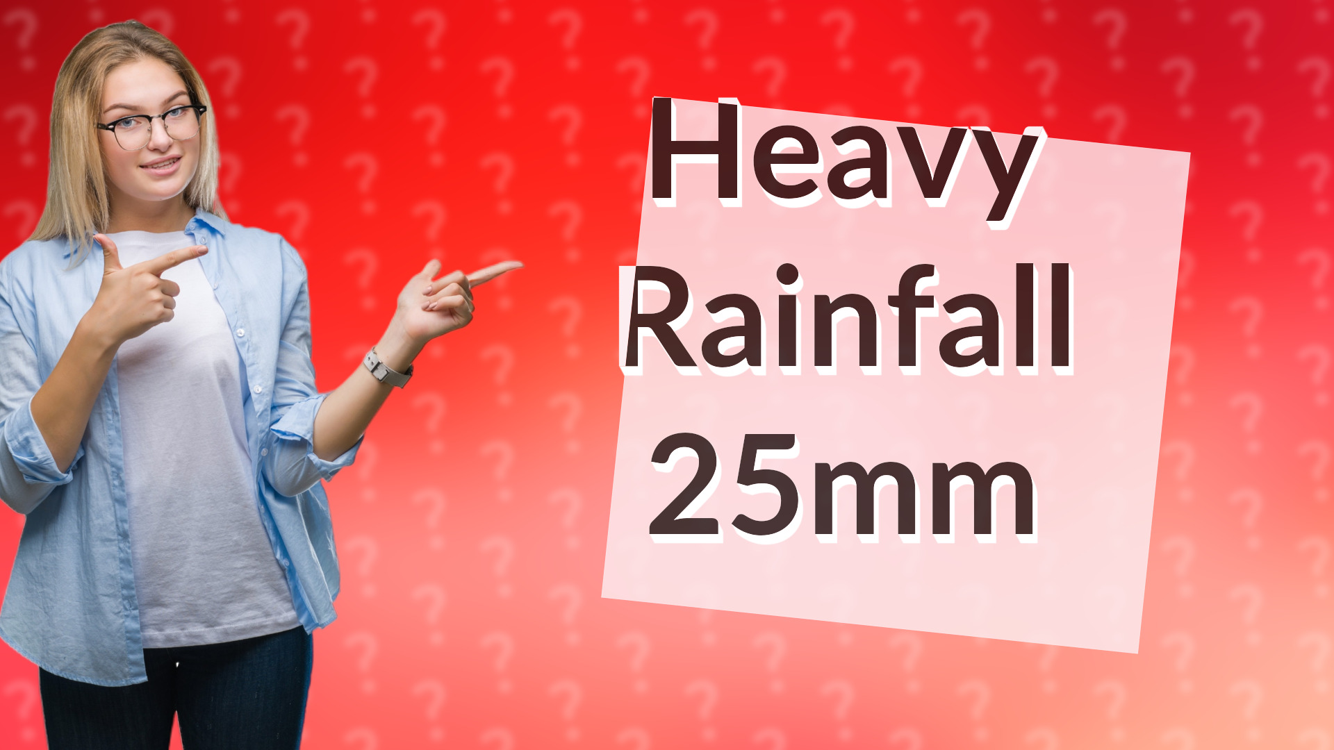 Heavy Rainfall 25mm