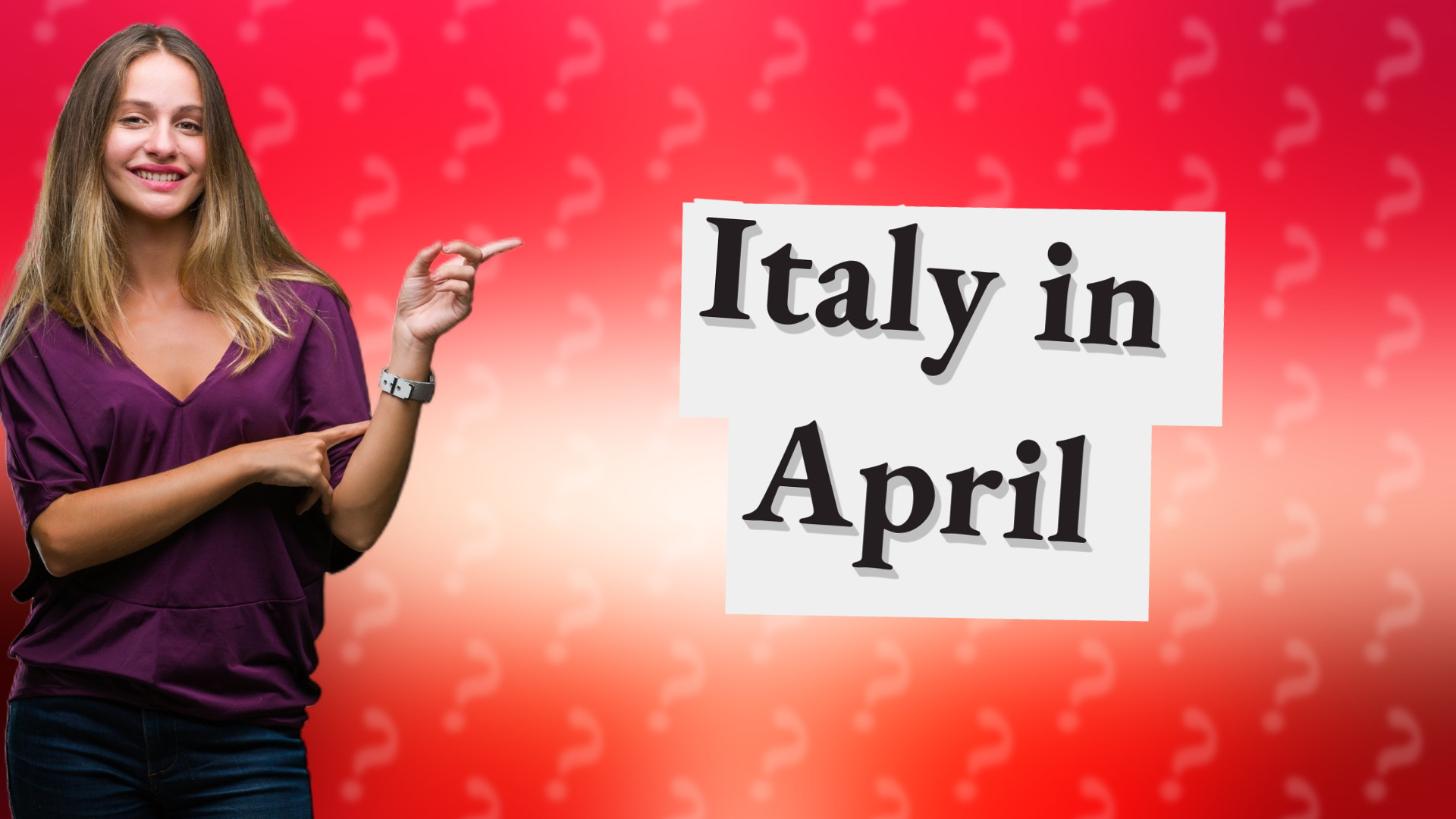 Italy in April