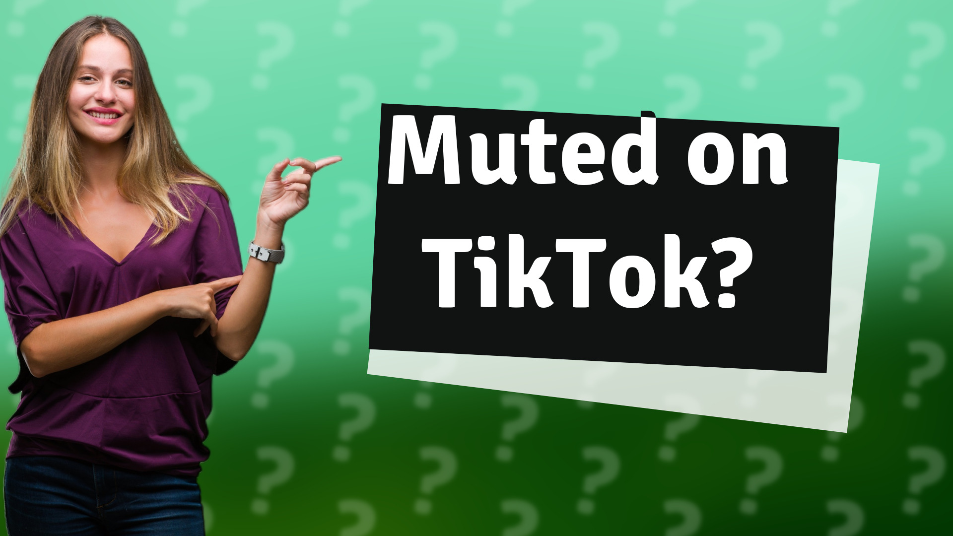 Muted on TikTok?