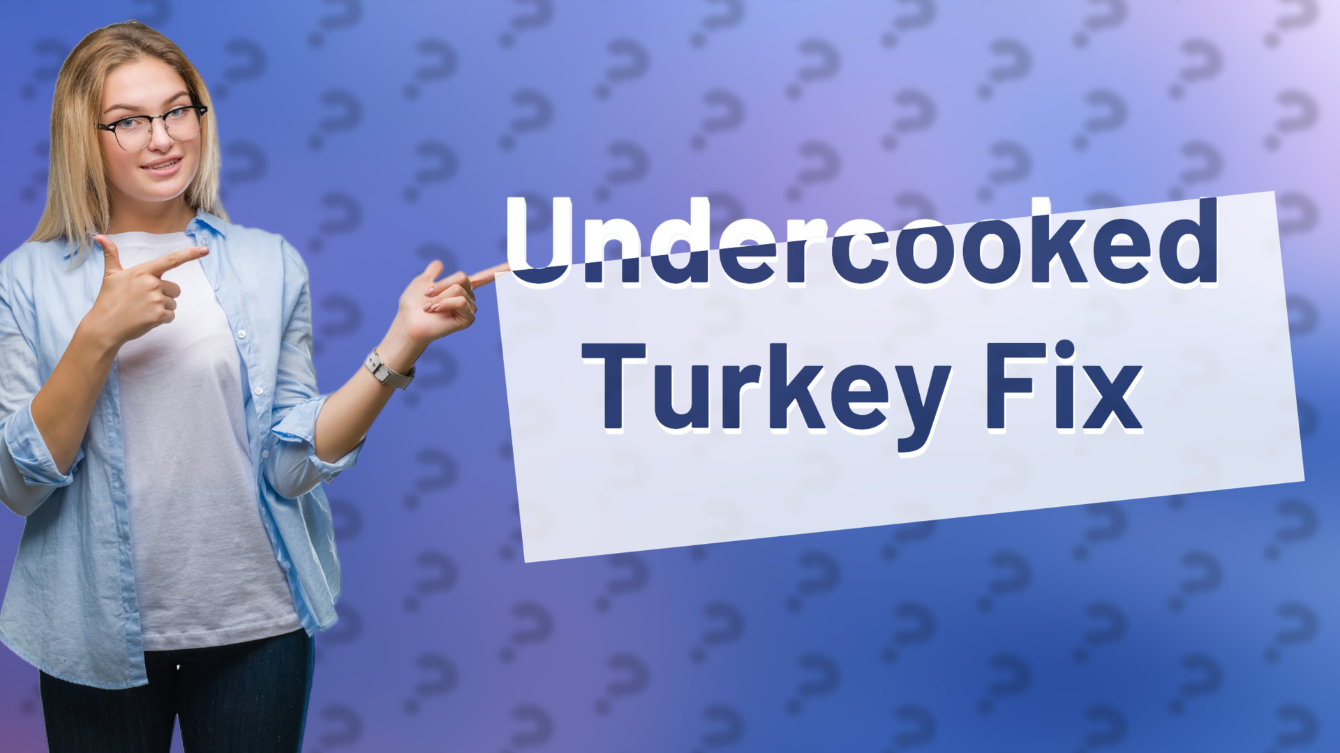 Undercooked Turkey Fix