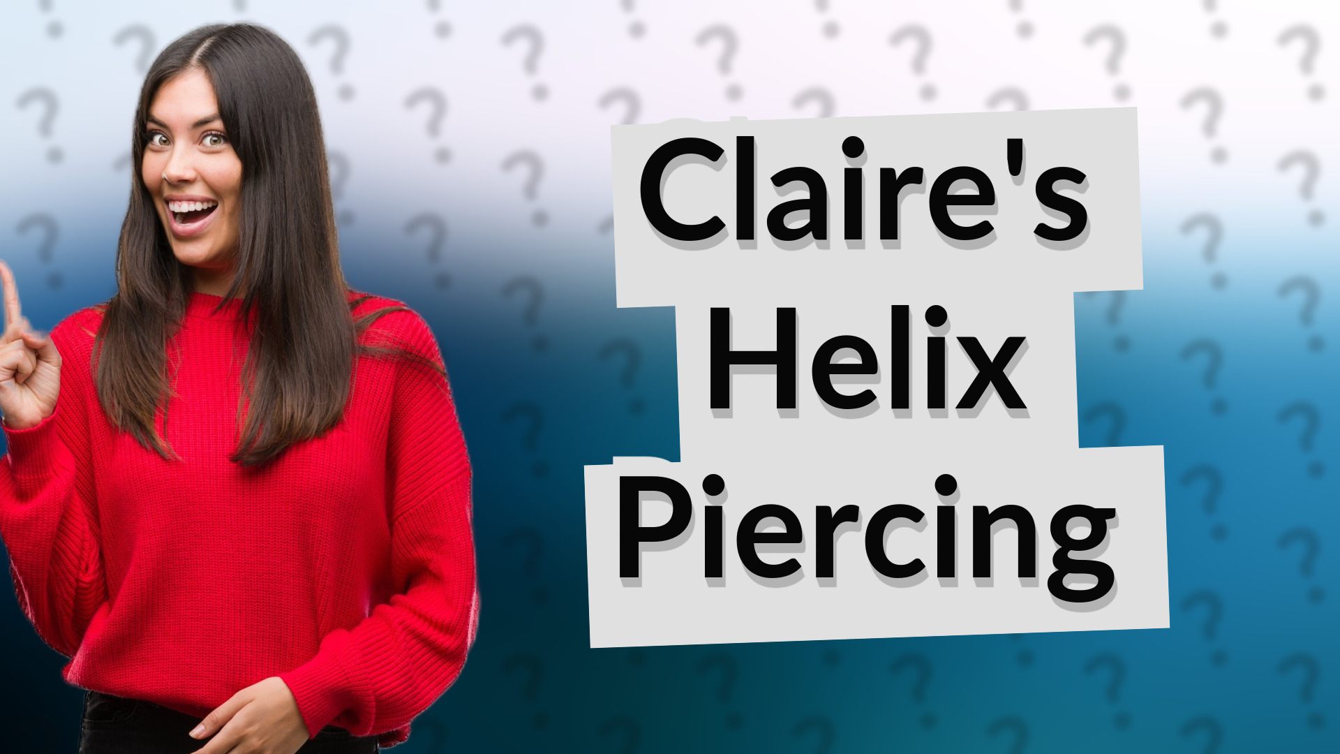 Claire's Helix Piercing