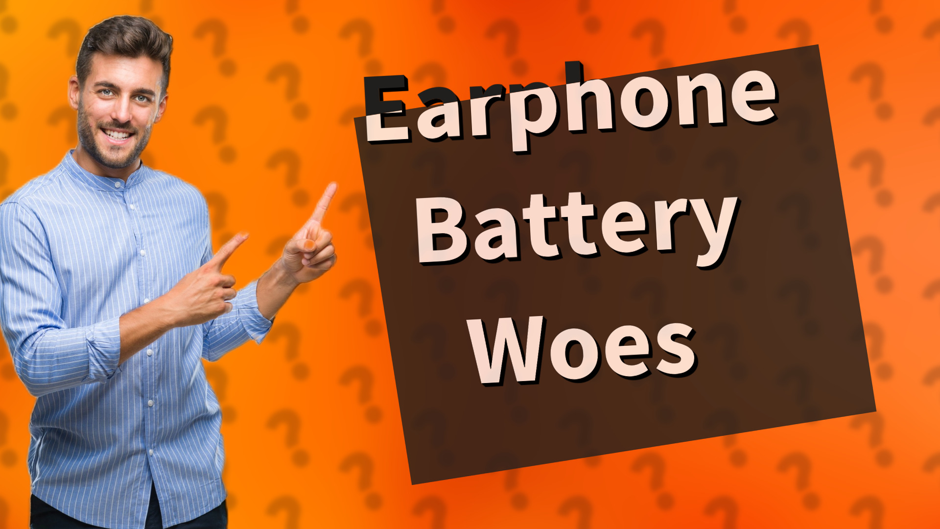 Earphone Battery Woes
