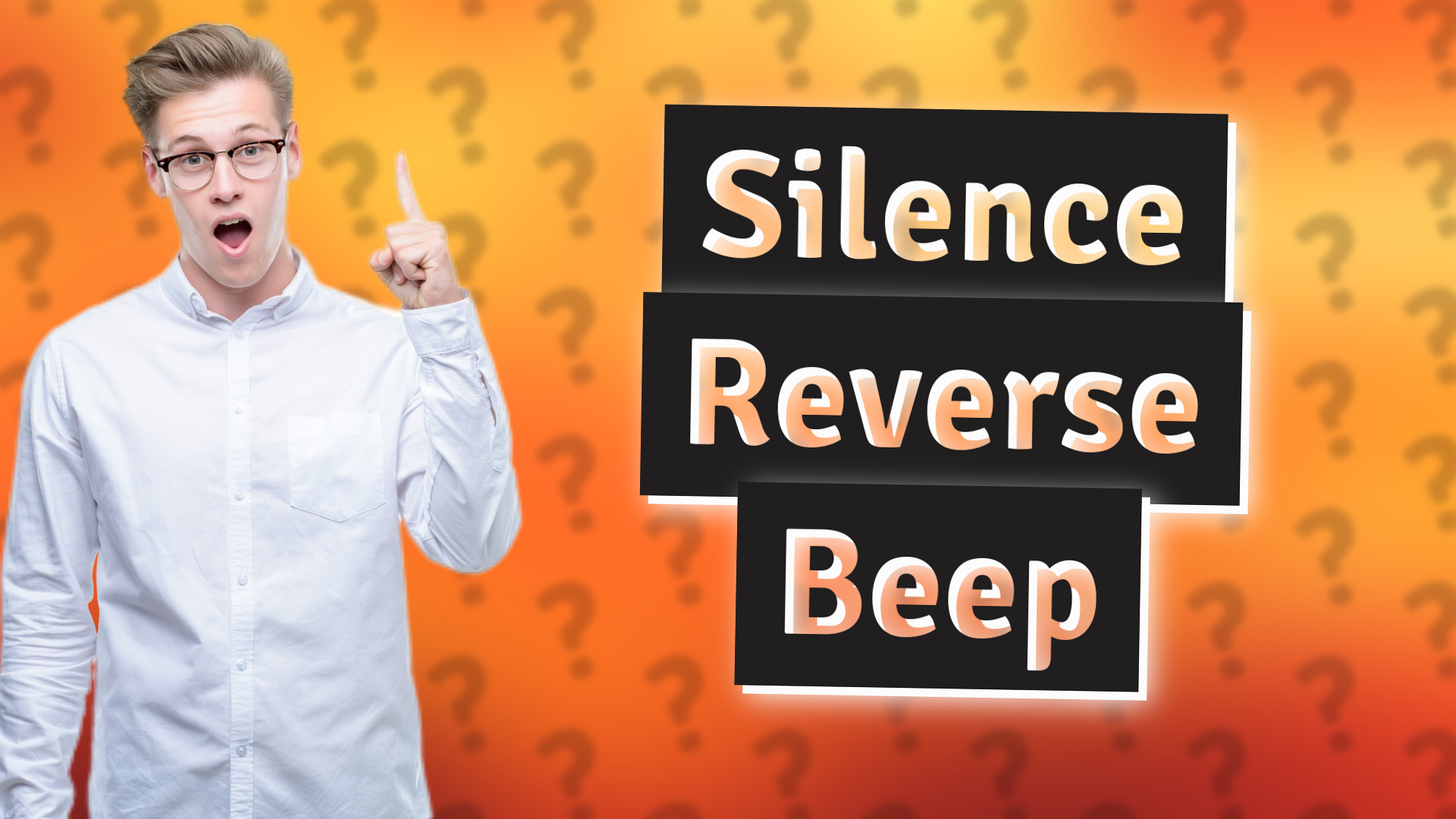 Silence Reverse Beep