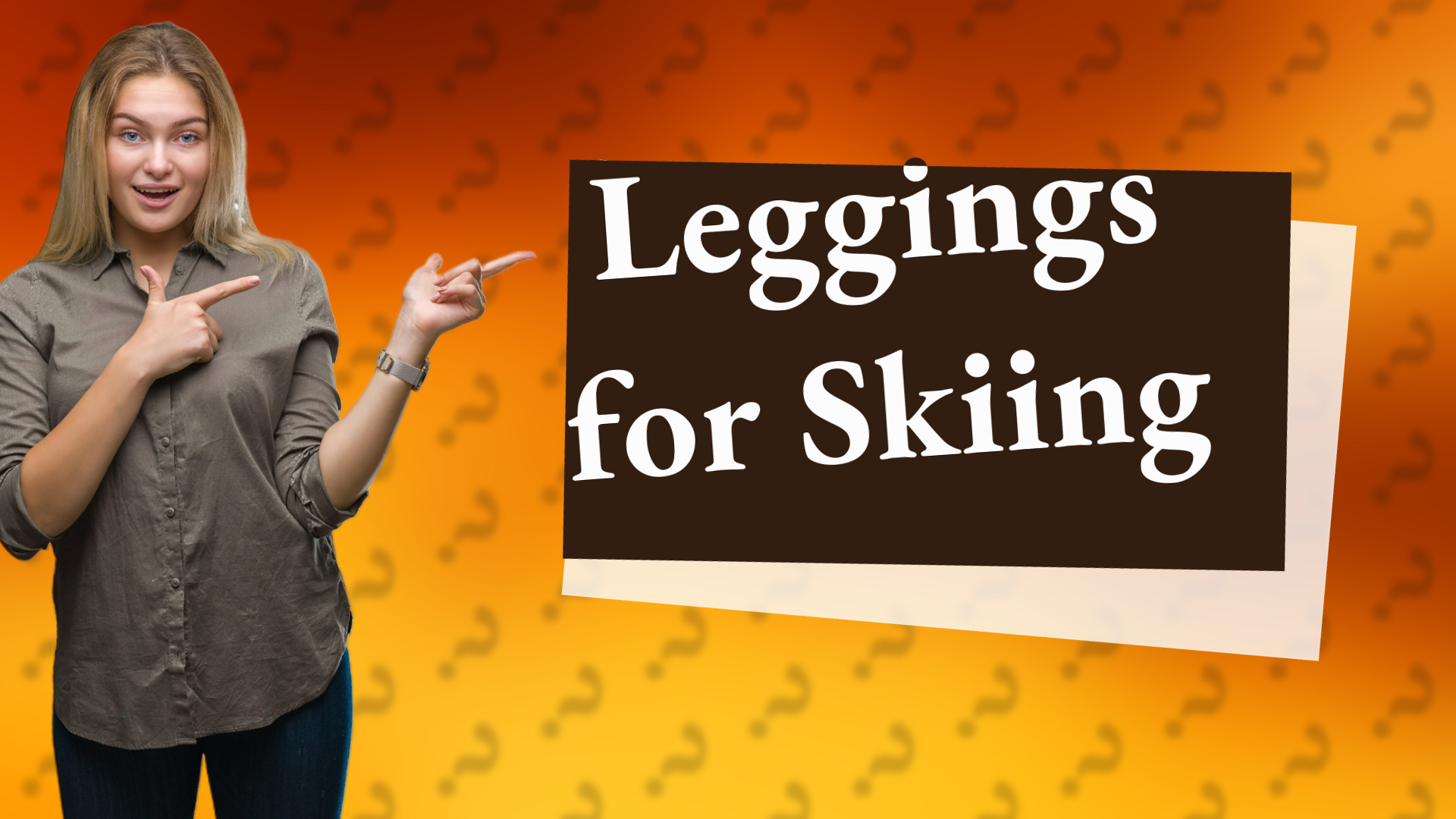 Leggings for Skiing