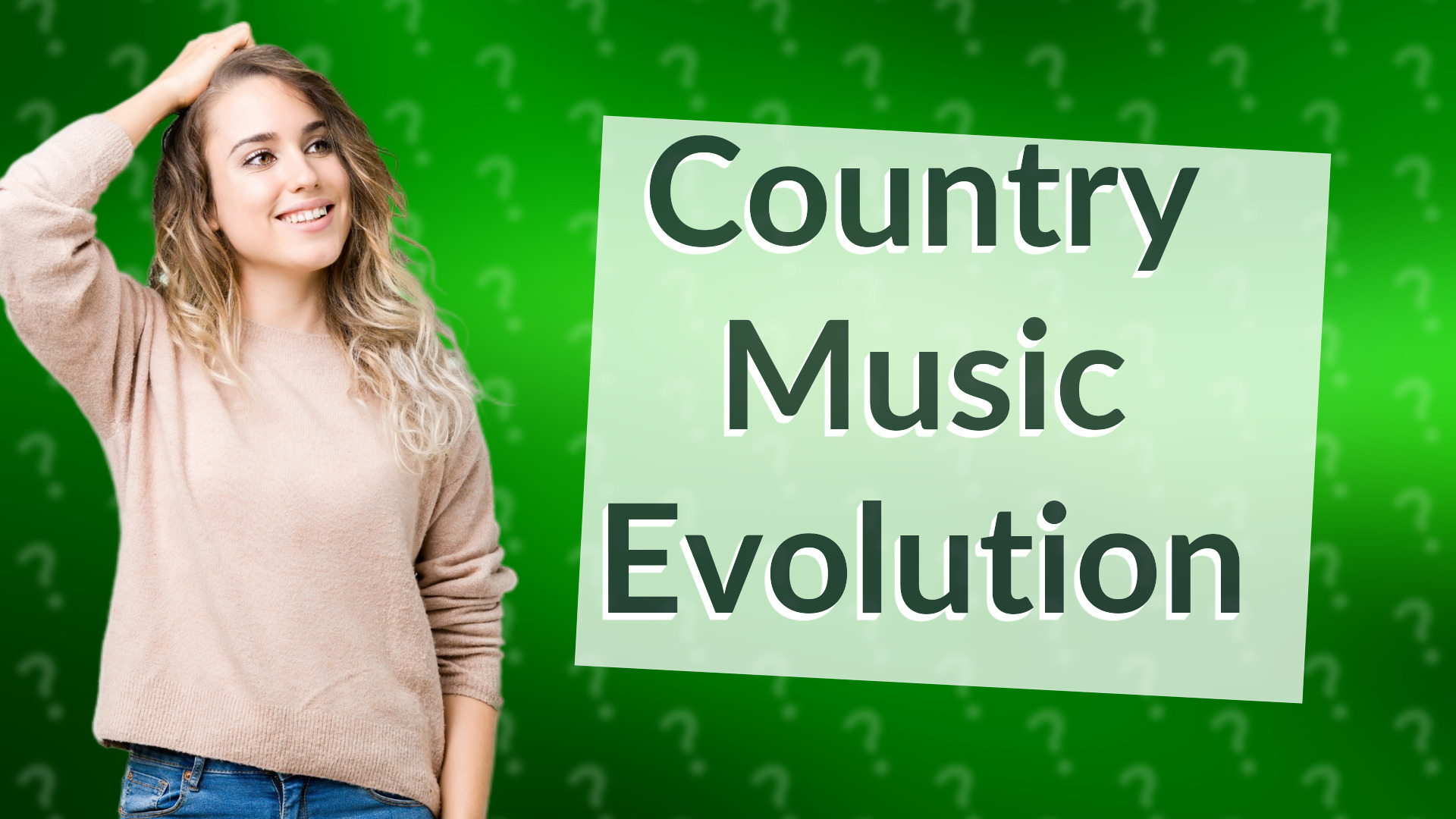 Country Music Evolution