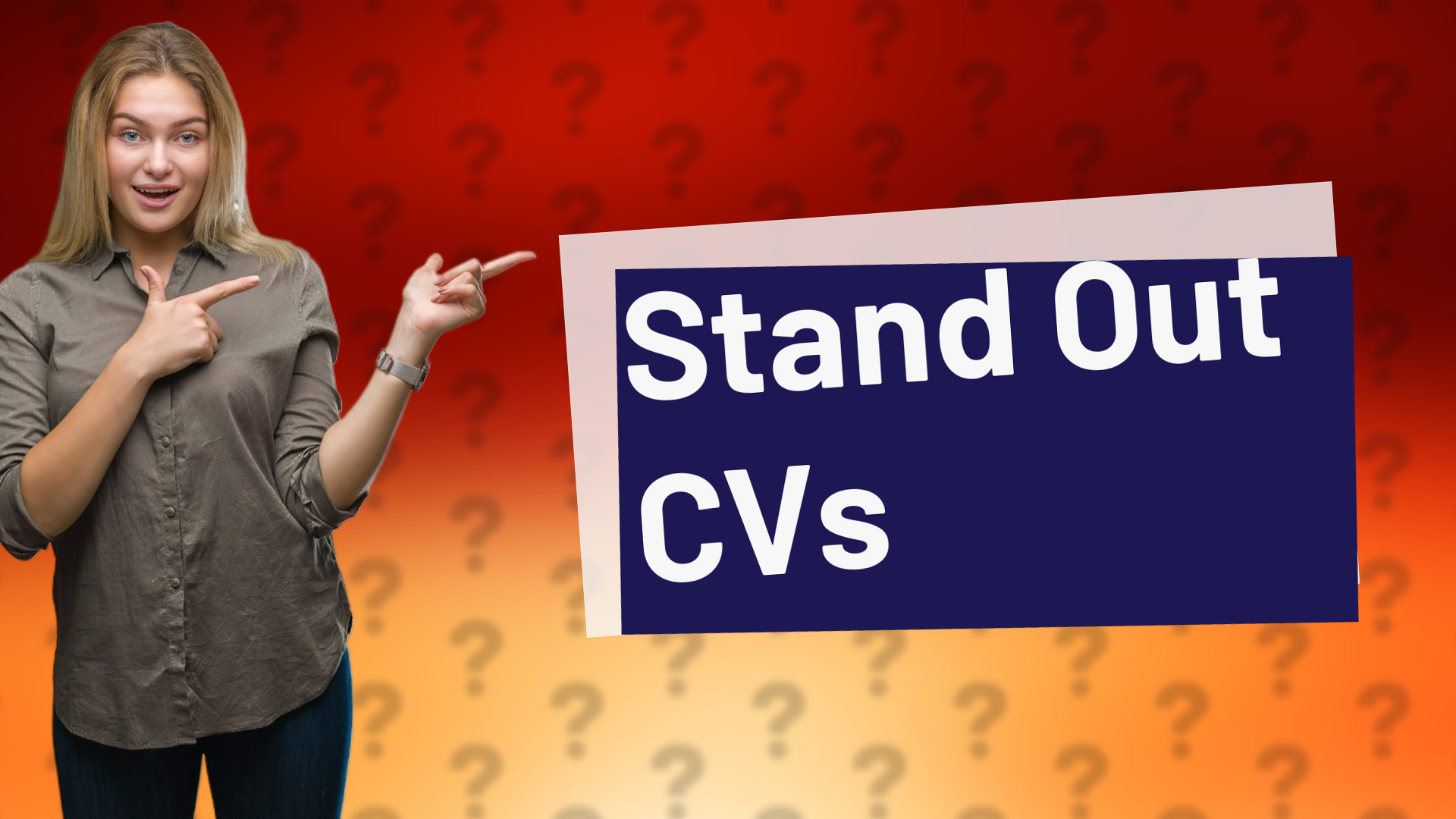 Stand Out CVs