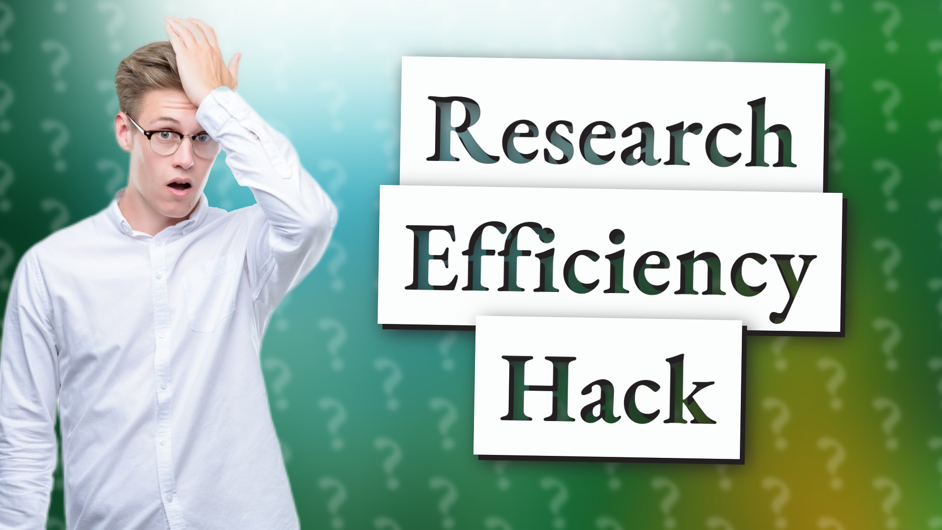 Research Efficiency Hack