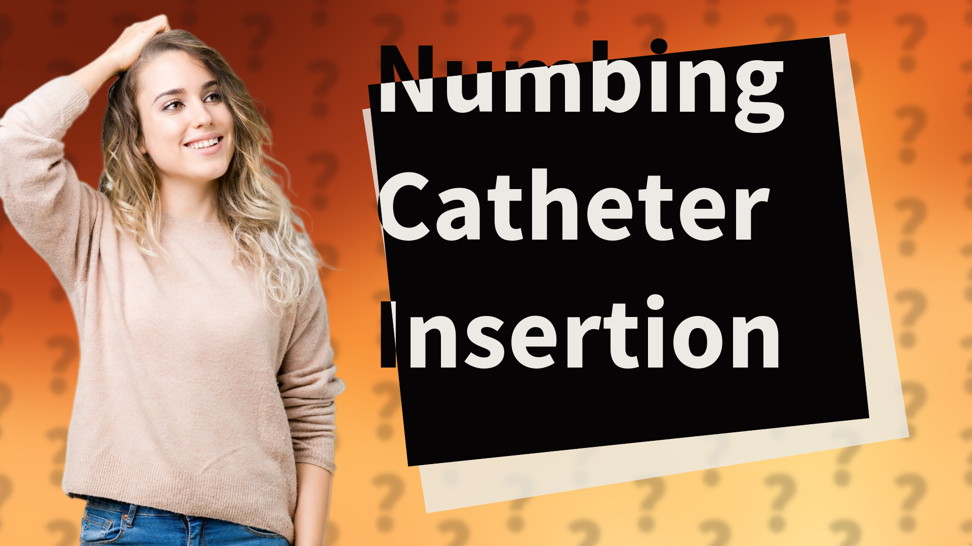 Numbing Catheter Insertion
