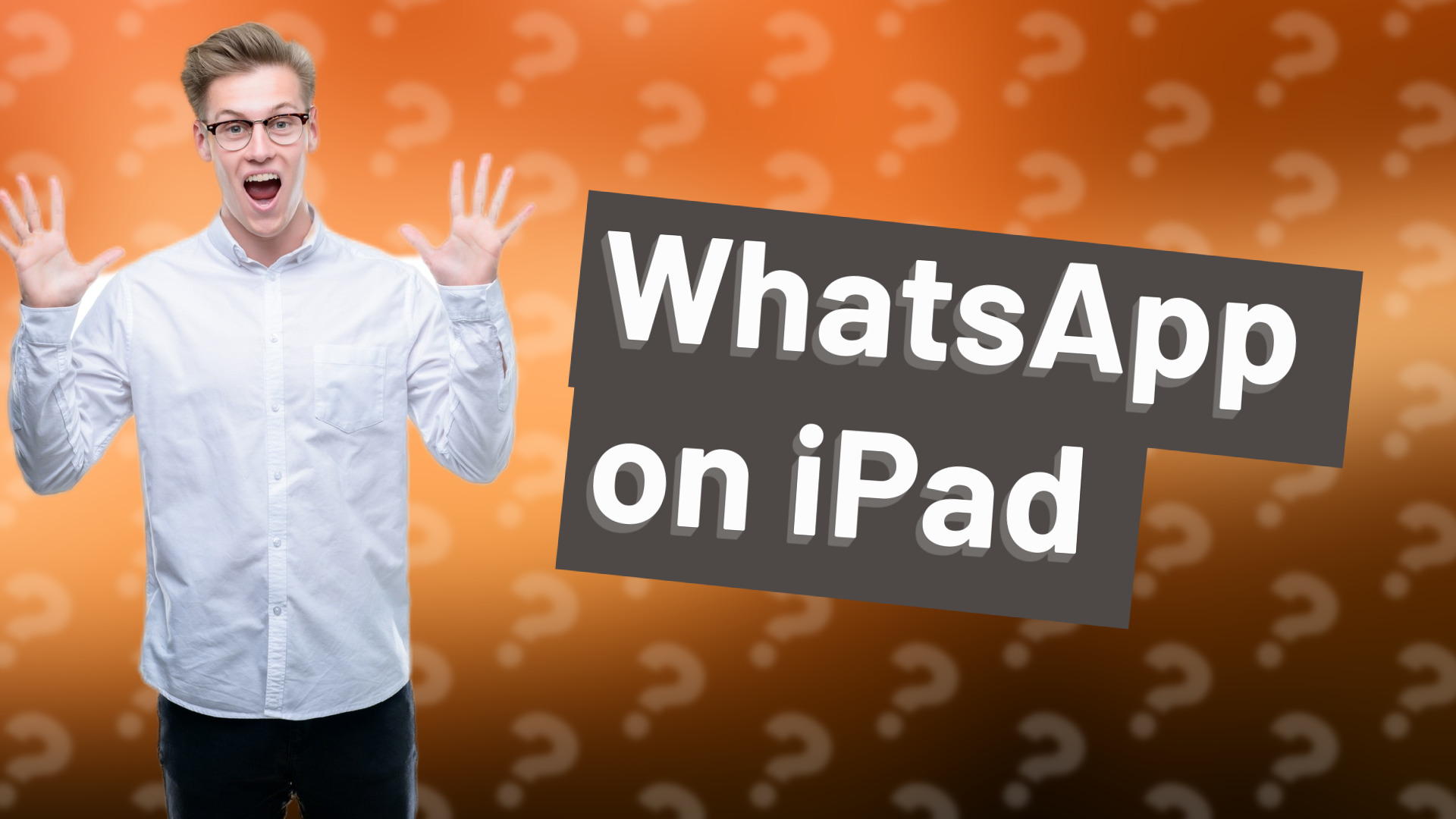 WhatsApp on iPad