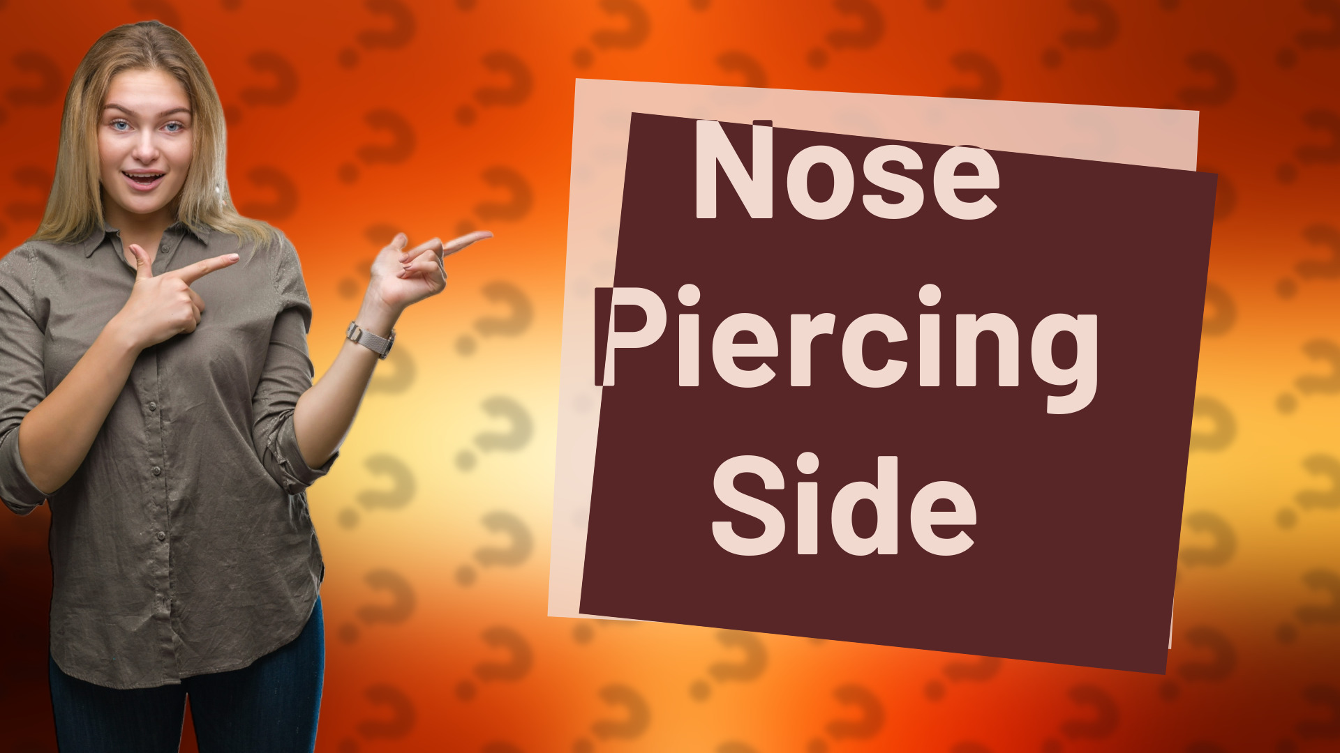 Nose Piercing Side