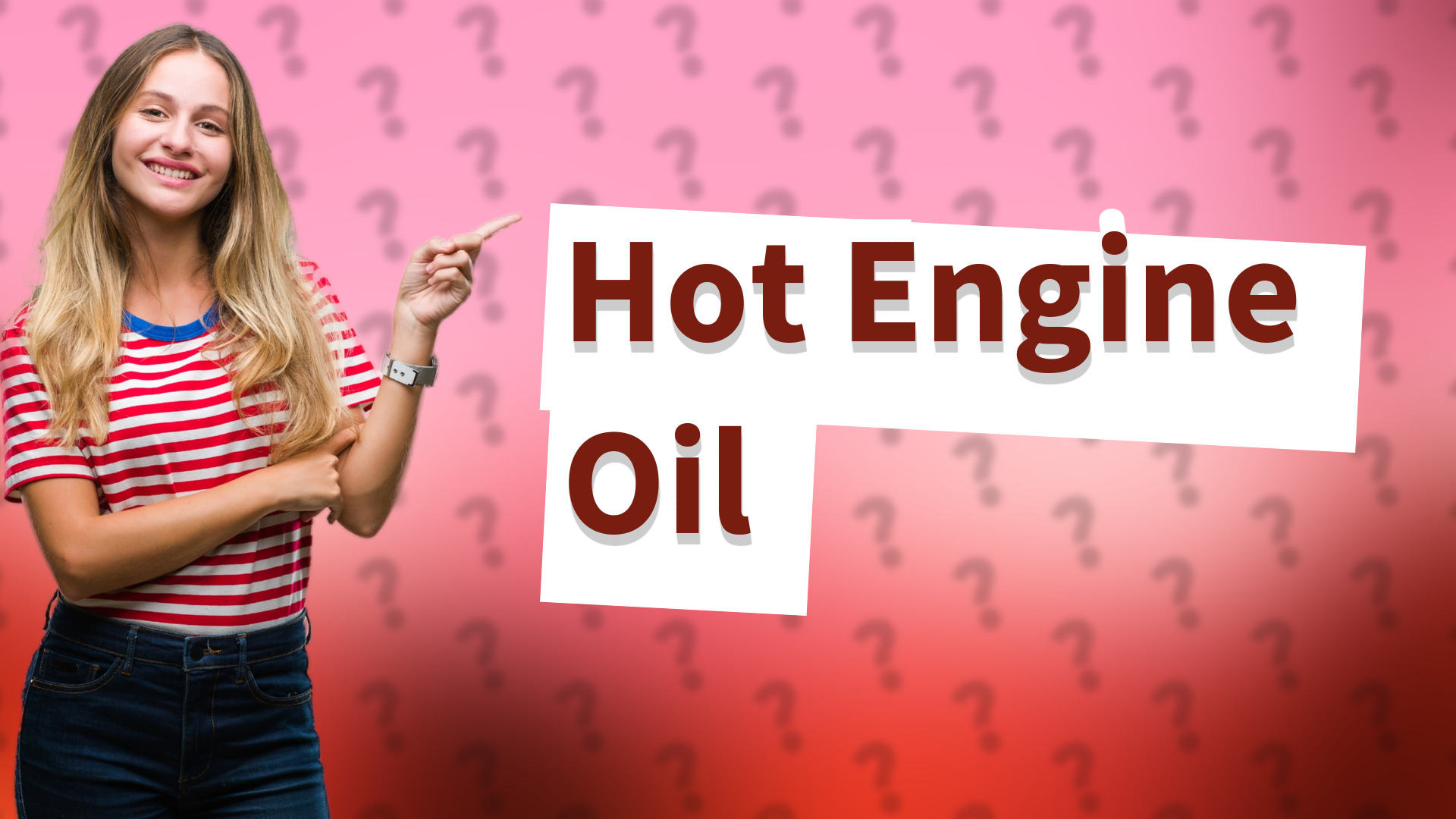 Hot Engine Oil
