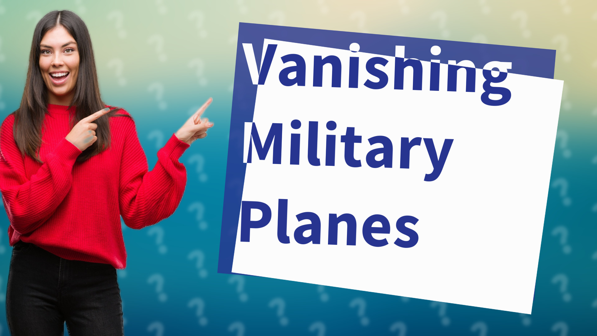 Vanishing Military Planes