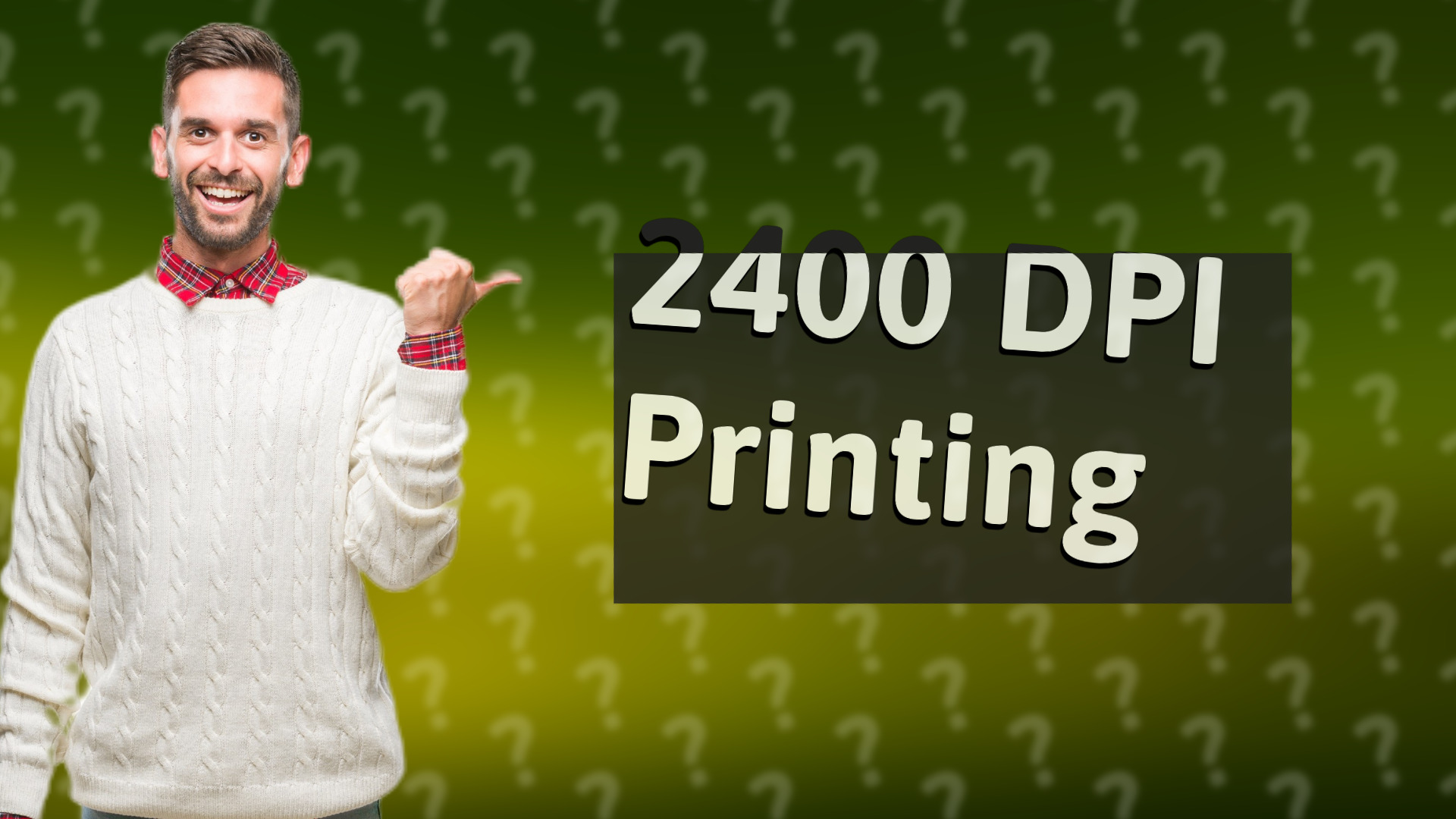 2400 DPI Printing