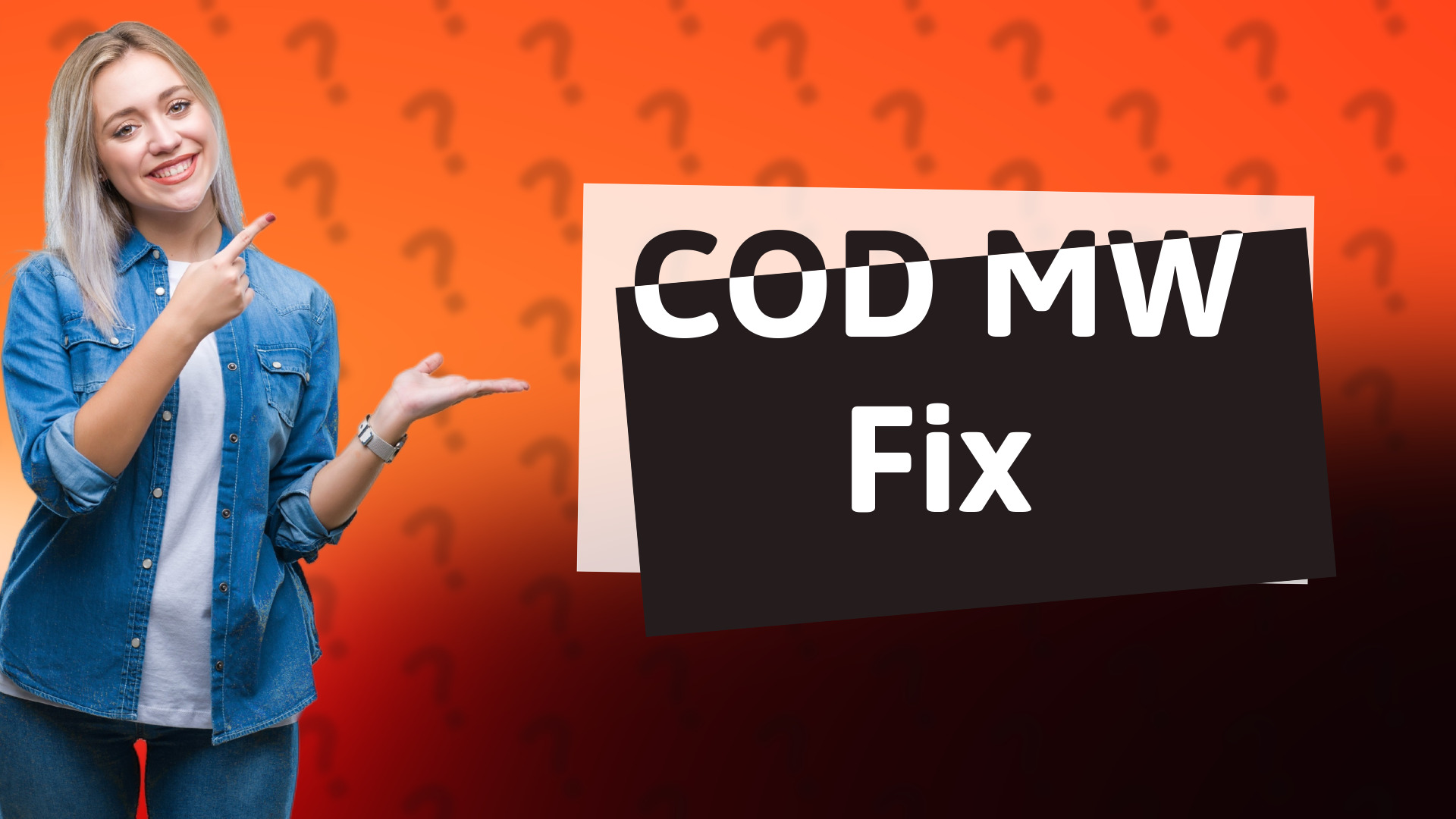 COD MW Fix