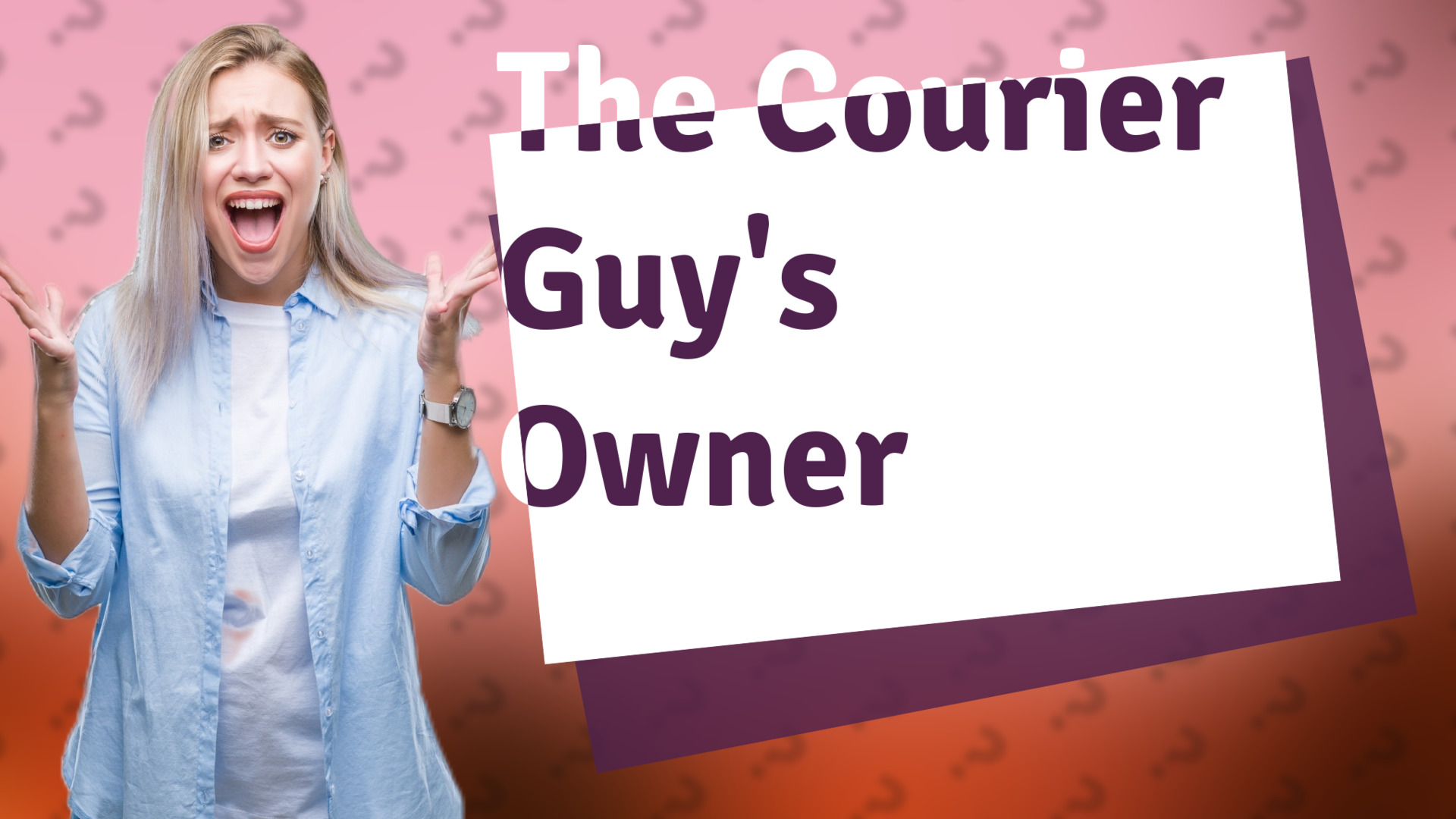 The Courier Guy's Owner
