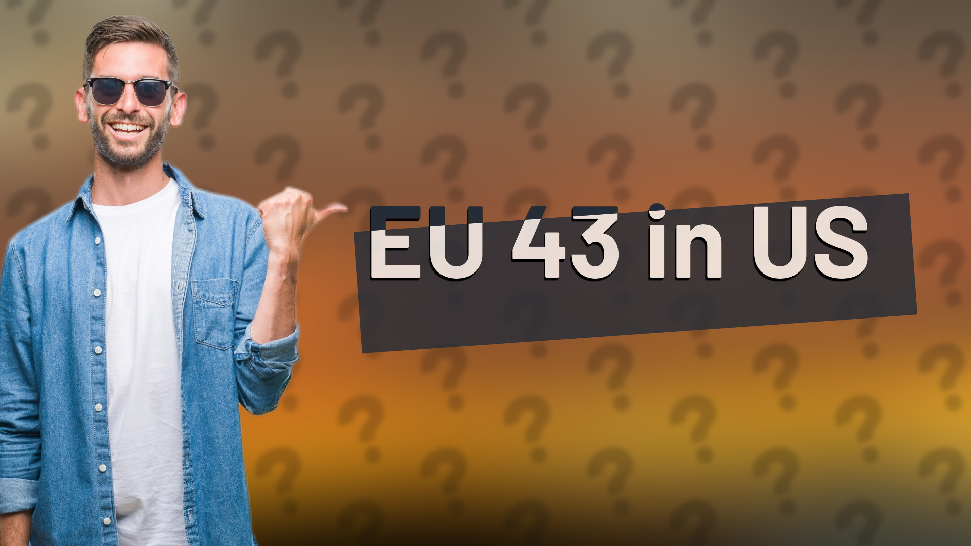 EU 43 in US
